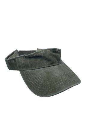 Unisex Haki Tenis Şapkası Vizör Şapka orc-20638
