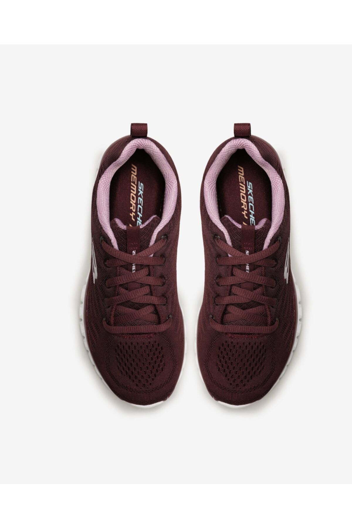 SKECHERS-Weinfarbene Sneaker für Damen 6