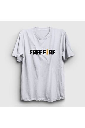 Unisex Beyaz Logo Free Fire T-shirt 233267tt