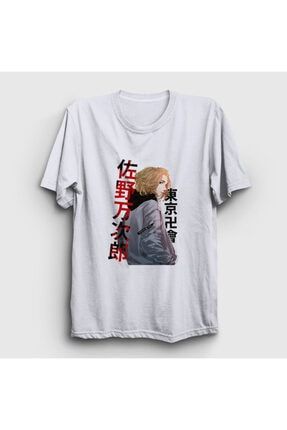 Unisex Beyaz Mikey Anime Tokyo Revengers T-shirt 241150tt