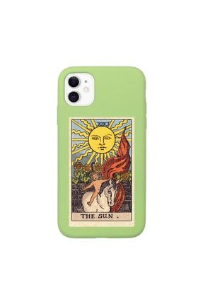 Iphone 11 Uyumlu The Sun Tarot Kartı Desenli Premium Lansman Kılıf STCTHSN