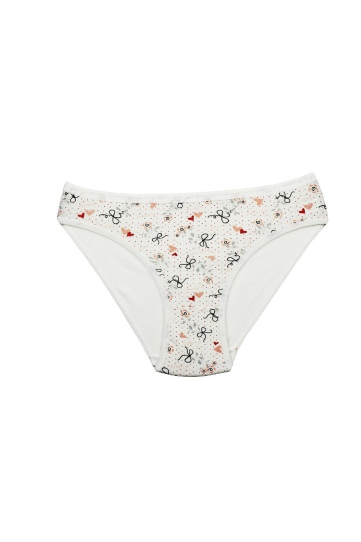 Katmirra-Set of 5 Young Girls Mixed Color Patterned Panties 3