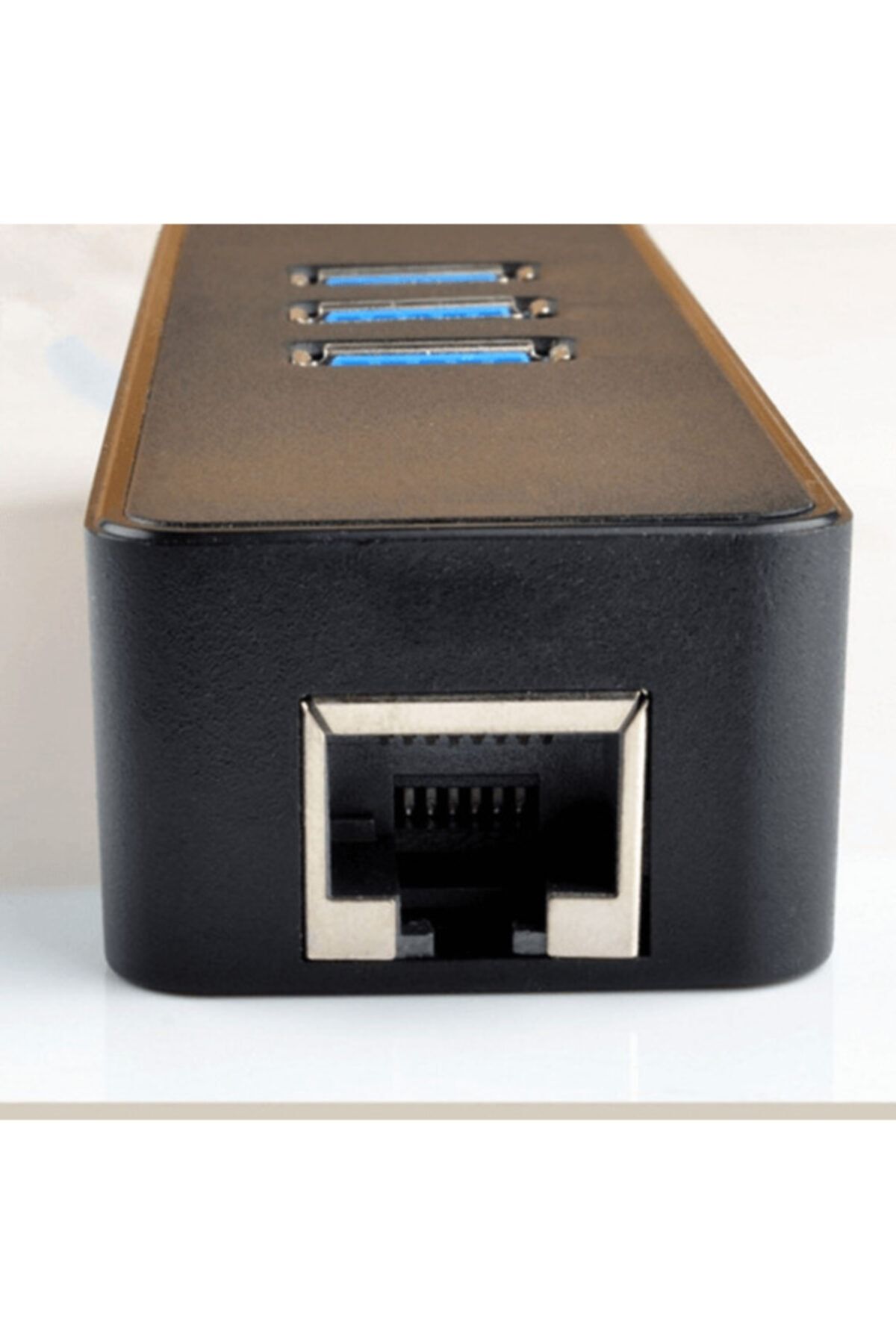 WOZLO-3 Port Usb 3.0 Gigabit Ethernet Lan Rj45 Network Adapter Hub 8