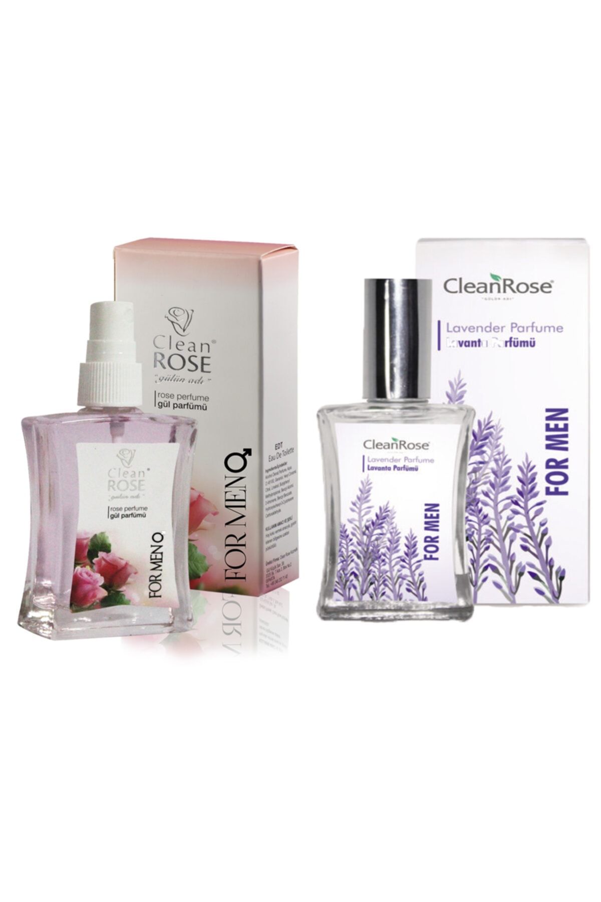 ست عطر مردانه ایسپارتا 40 میلی لیتر + 40 میلی لیتر (رز و اسطوخودوس) Clean Rose