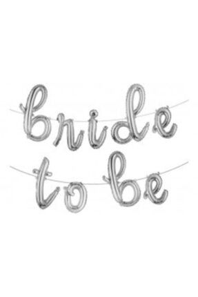 Bride To Be Folyo Imza Balon Gümüş Gelin bridetobe