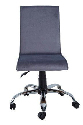 Papel Gri Kumaş Metal Ayaklı Ofis Çalışma Sandalyesi 2020-CF-5903