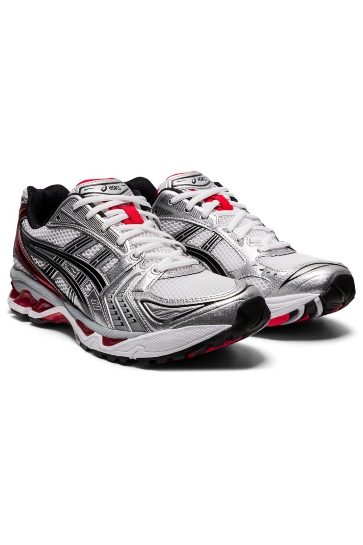 Asics کفش ورزشی مردانه سفید قرمز