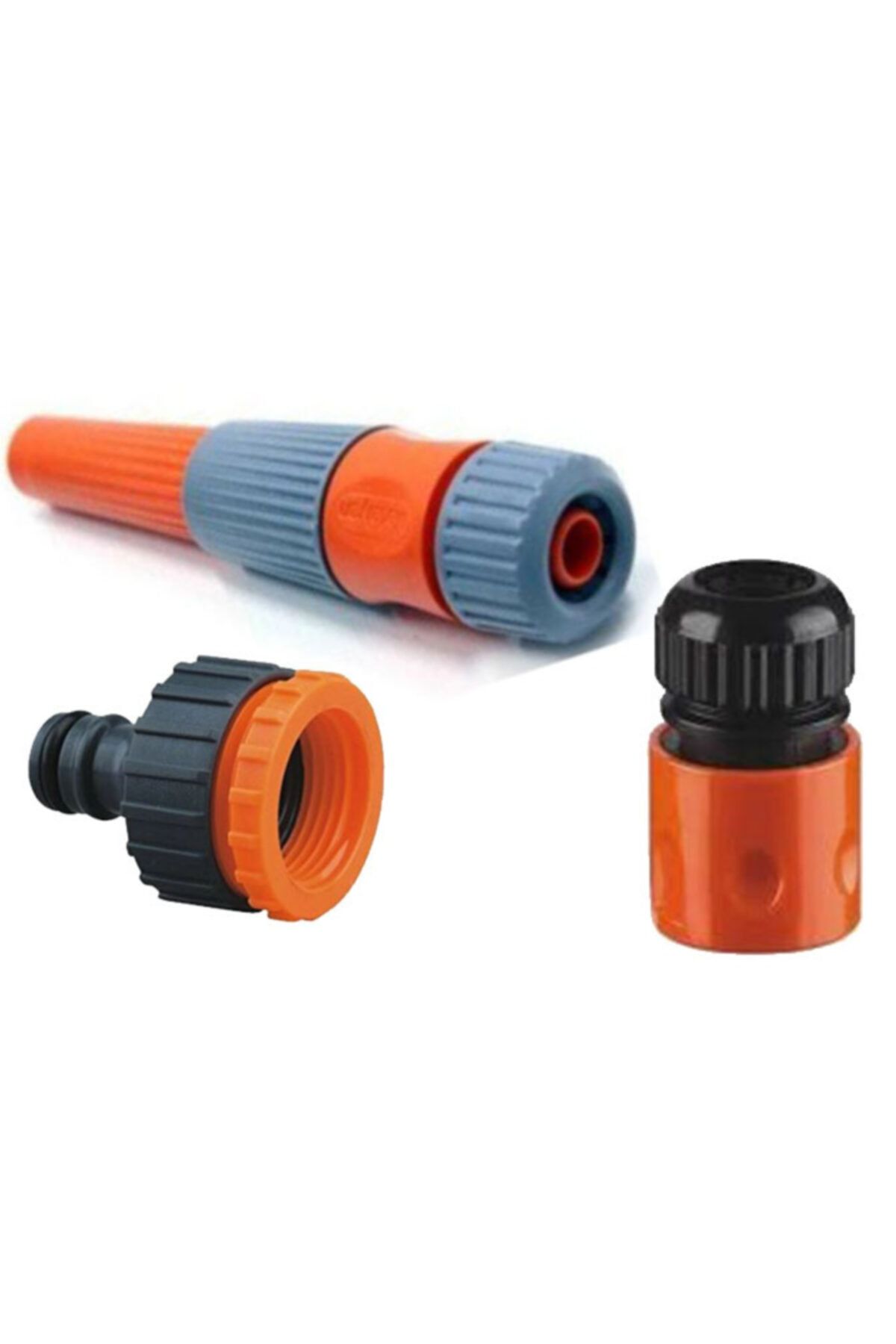 Kubermatu-Garden Irrigation Set of 3 Faucet Adapter + Hose Connection Adapter + Adjustable Watering Spray 1