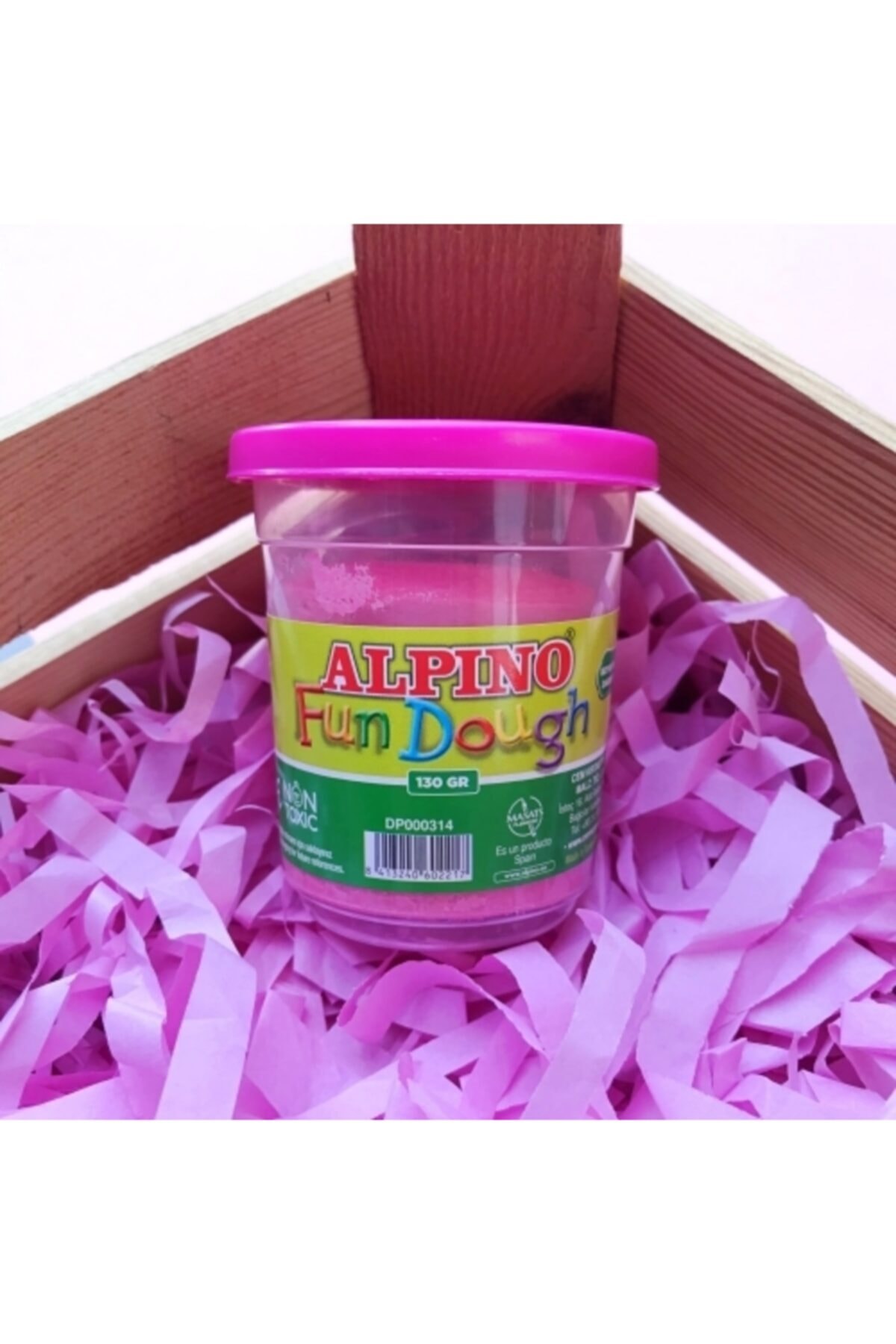 Alpino 130gr Play Dough - Bright Pink