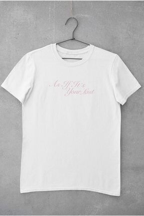 Blackpink K-pop Baskılı Kadın Sevgiliye Arkadaşa Hediye Doğum Günü Hediyesi Pamuklu T-shirt K-K-M72