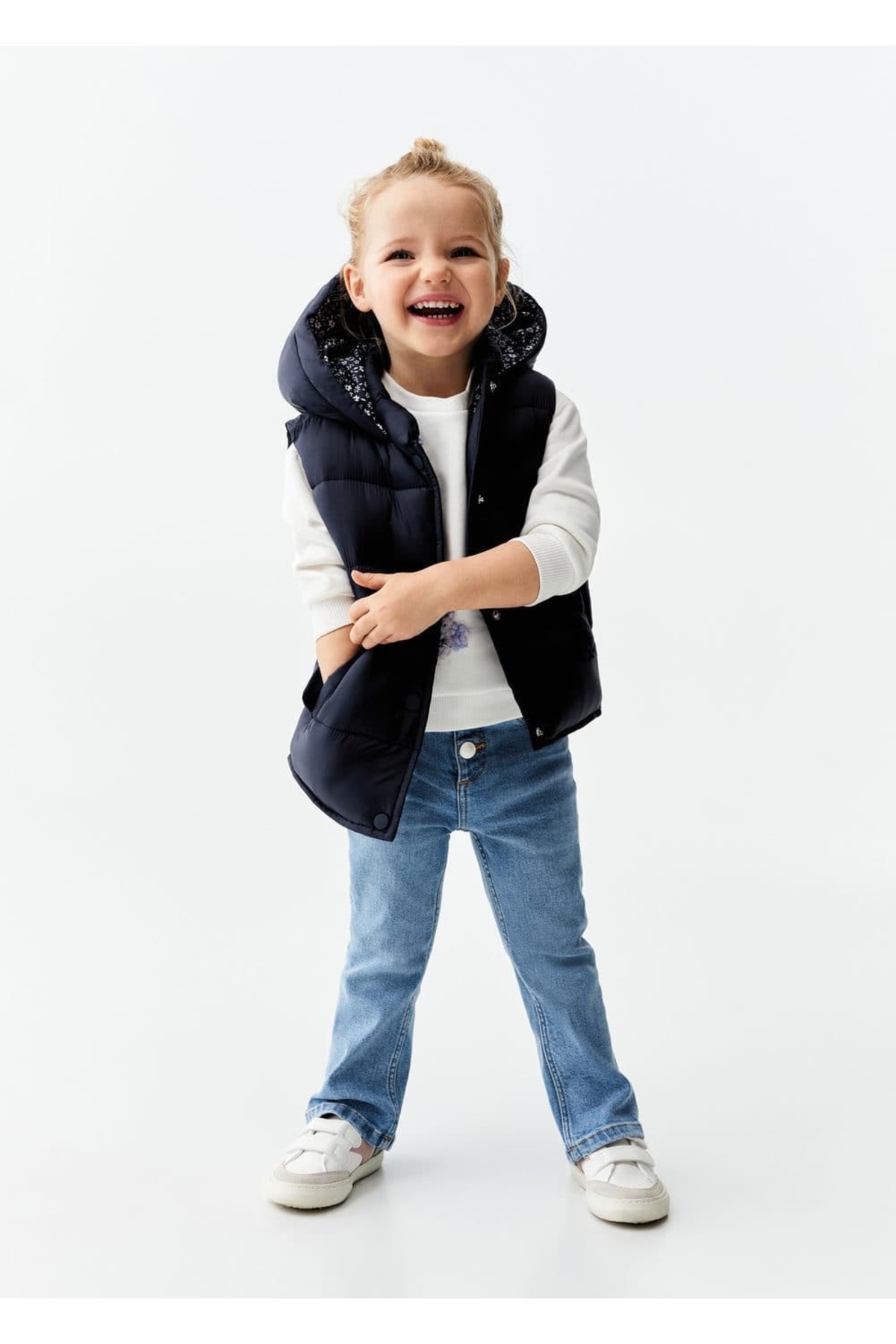 کاپشن دخترانه مانگو بی بی MANGO Baby اورجینال دخترانه کد کالا 67090679 - تصویر 2