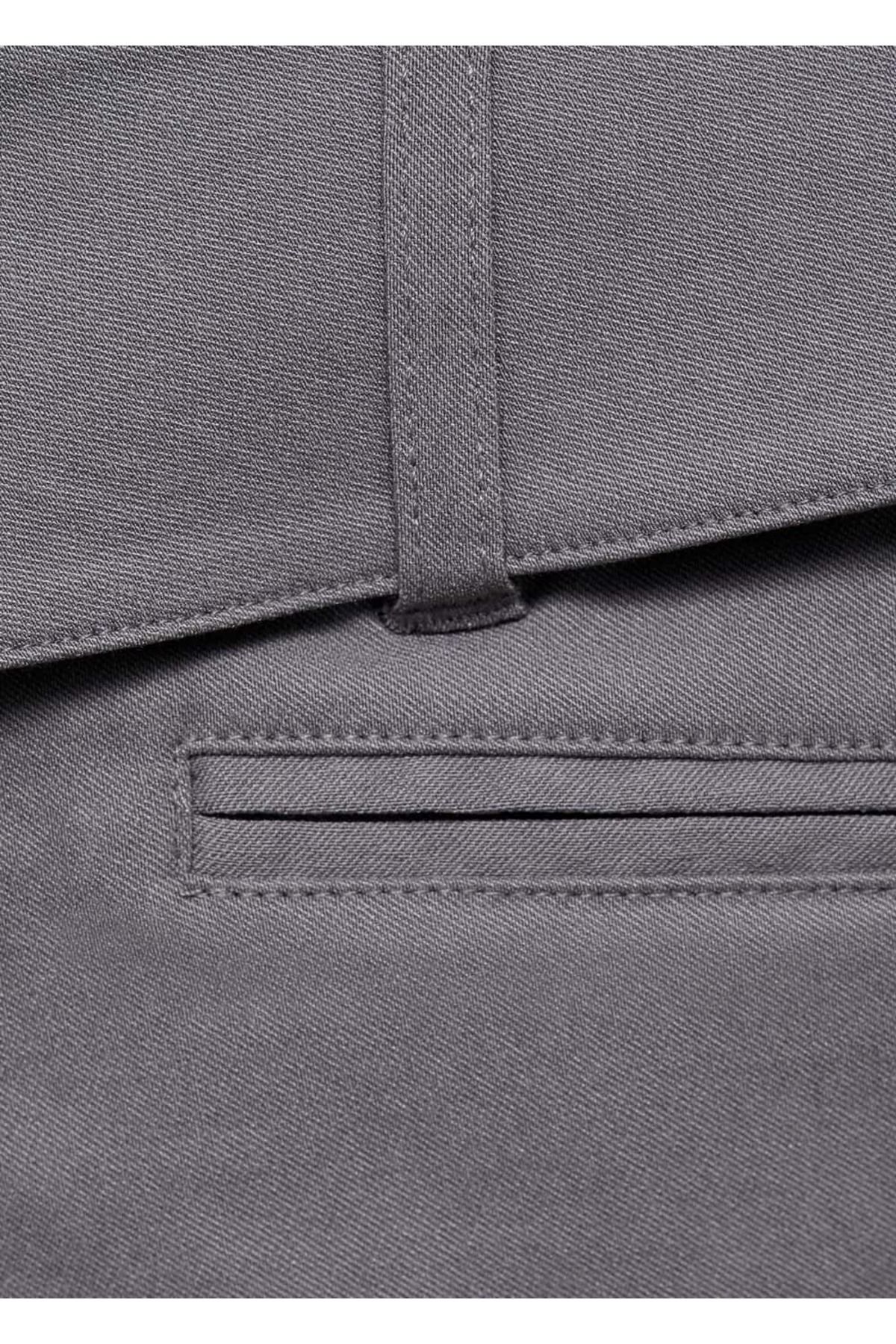 MANGO Woman-Asymmetrical Belted Shorts 5