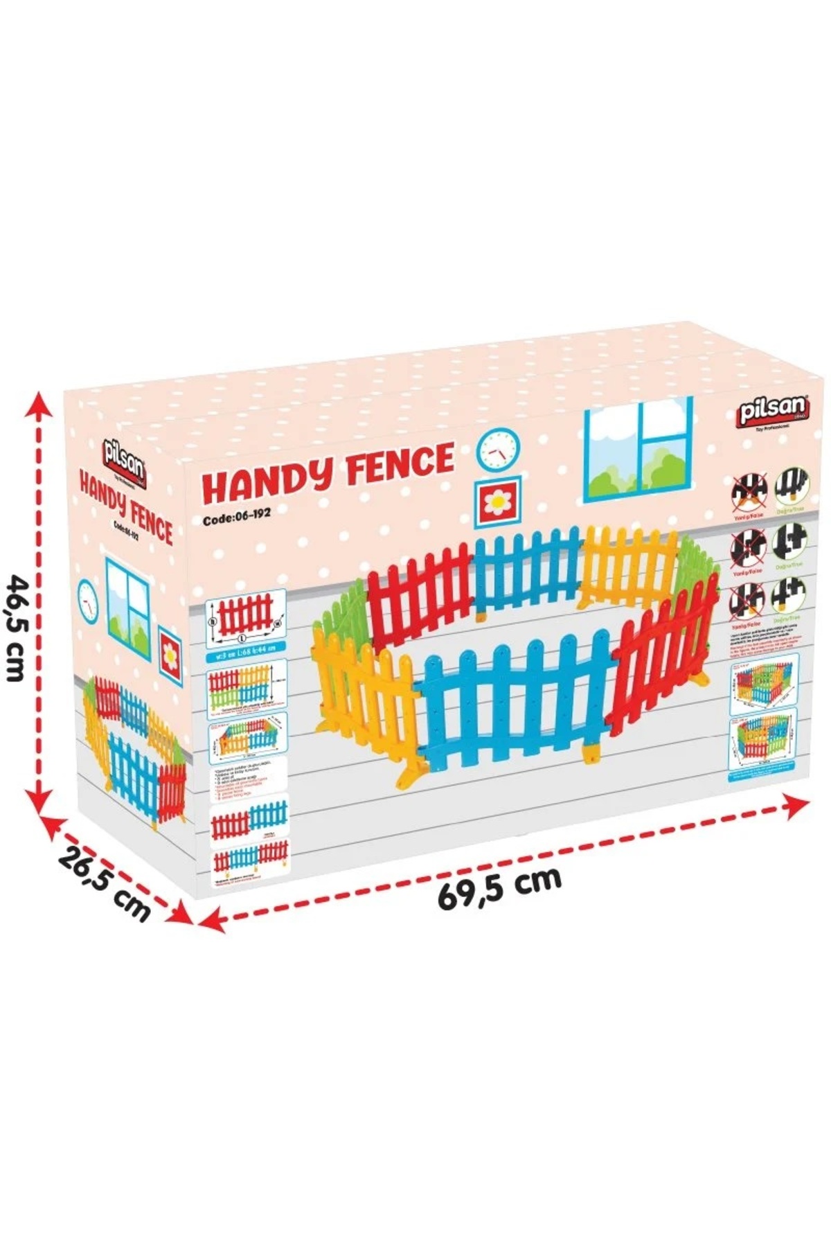 PİLSAN Pilsan Oyun Alanı - Handy Çit - 8 Parça fotoğrafı 4 (önizleme)