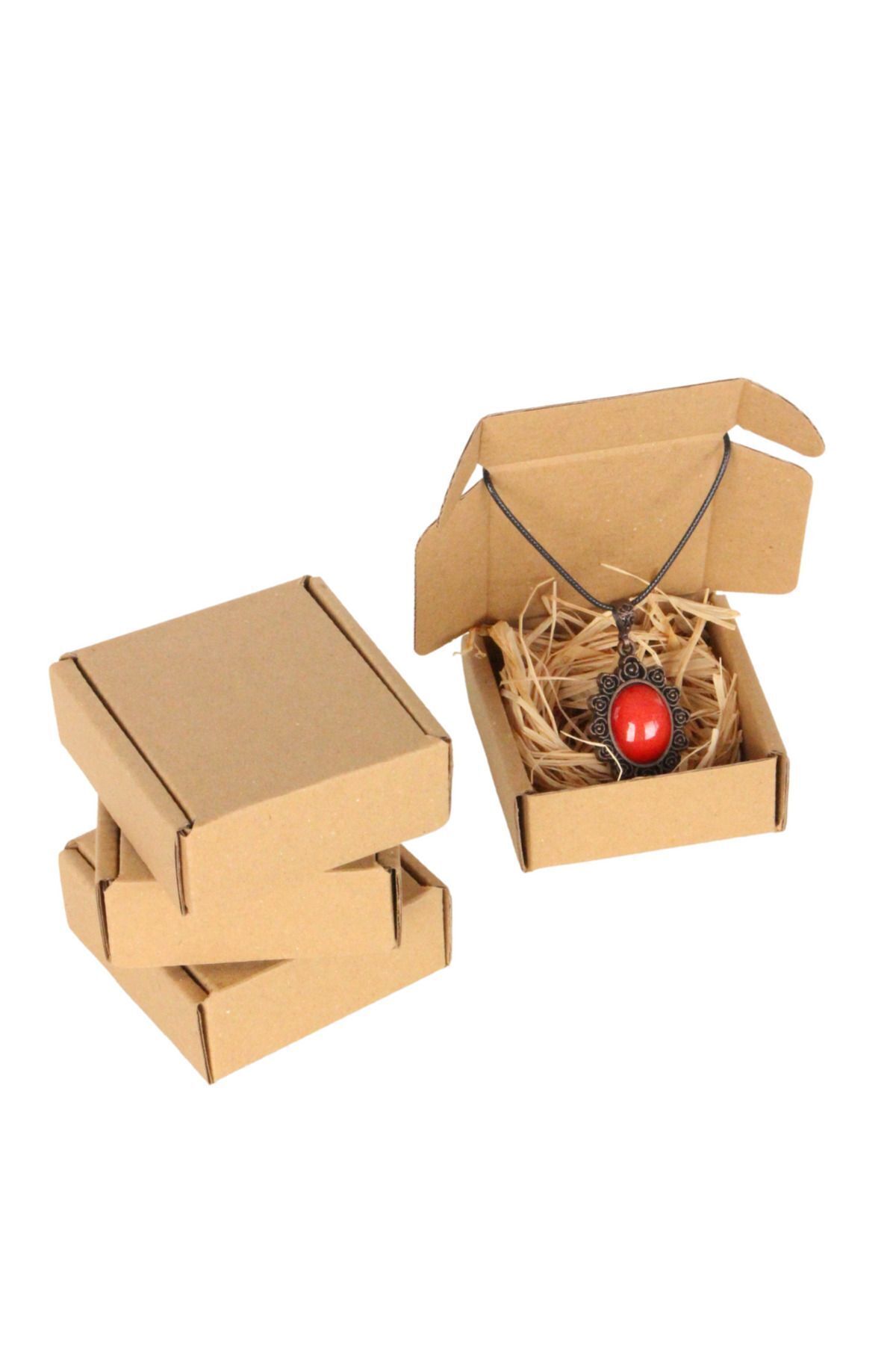 8x8x3 Cm E Ticaret Kargo Takı Kutusu [50 Adet]