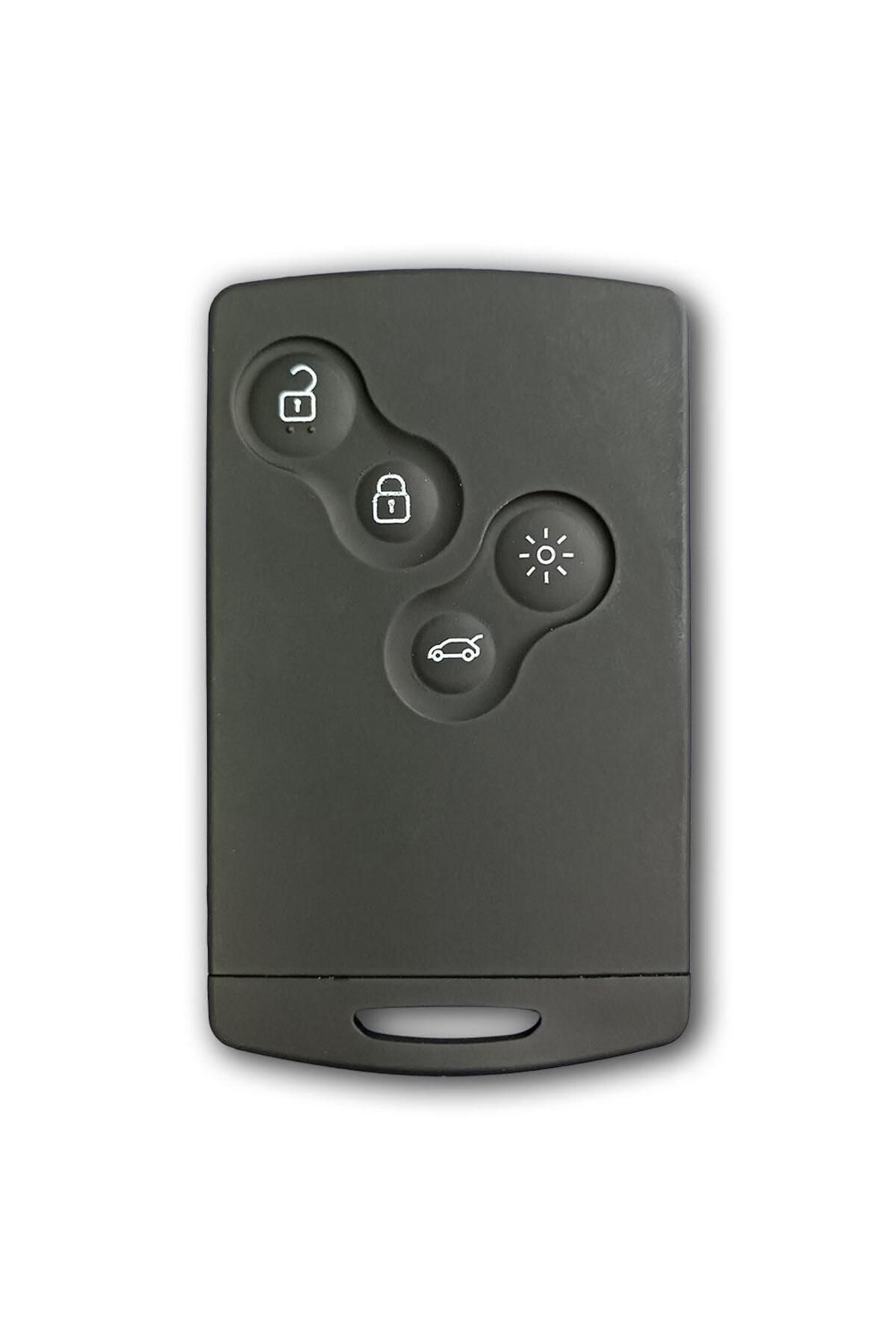 Genel Markalar Renault Clio 4-megane 3-fluance-captur Uyumlu Kart 4 Buton Anahtar Kumanda Kabı