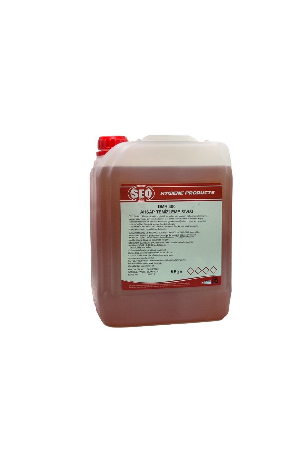 seo AHŞAP TEMİZLEME SIVISI 5 LT