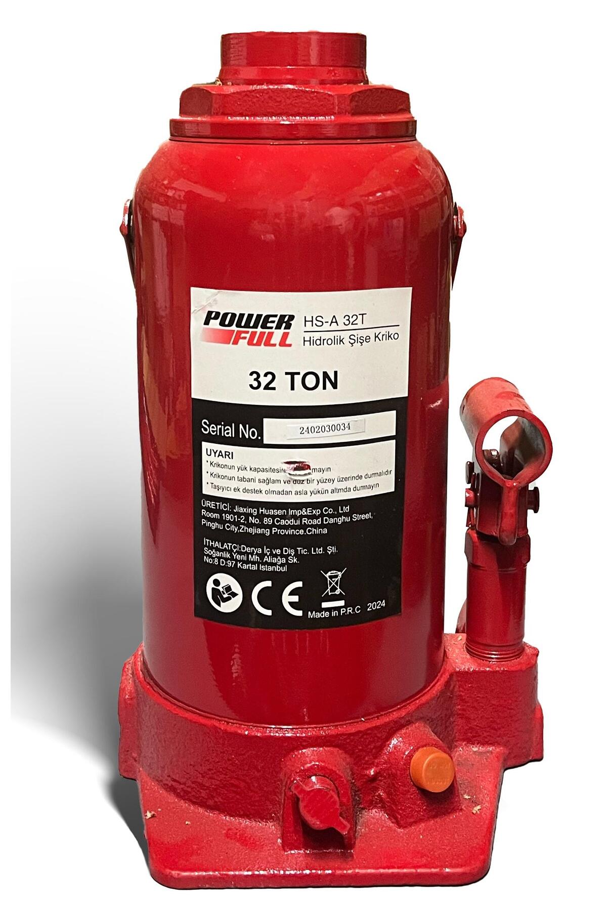 POWERFULL 32 Ton Hidrolik Şişe Kriko