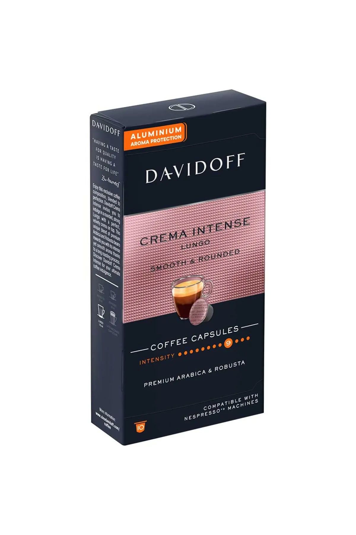 Davidoff-Nespresso Uyumlu Kapsül Kahve Crema Intense 2 x 10 adet 4