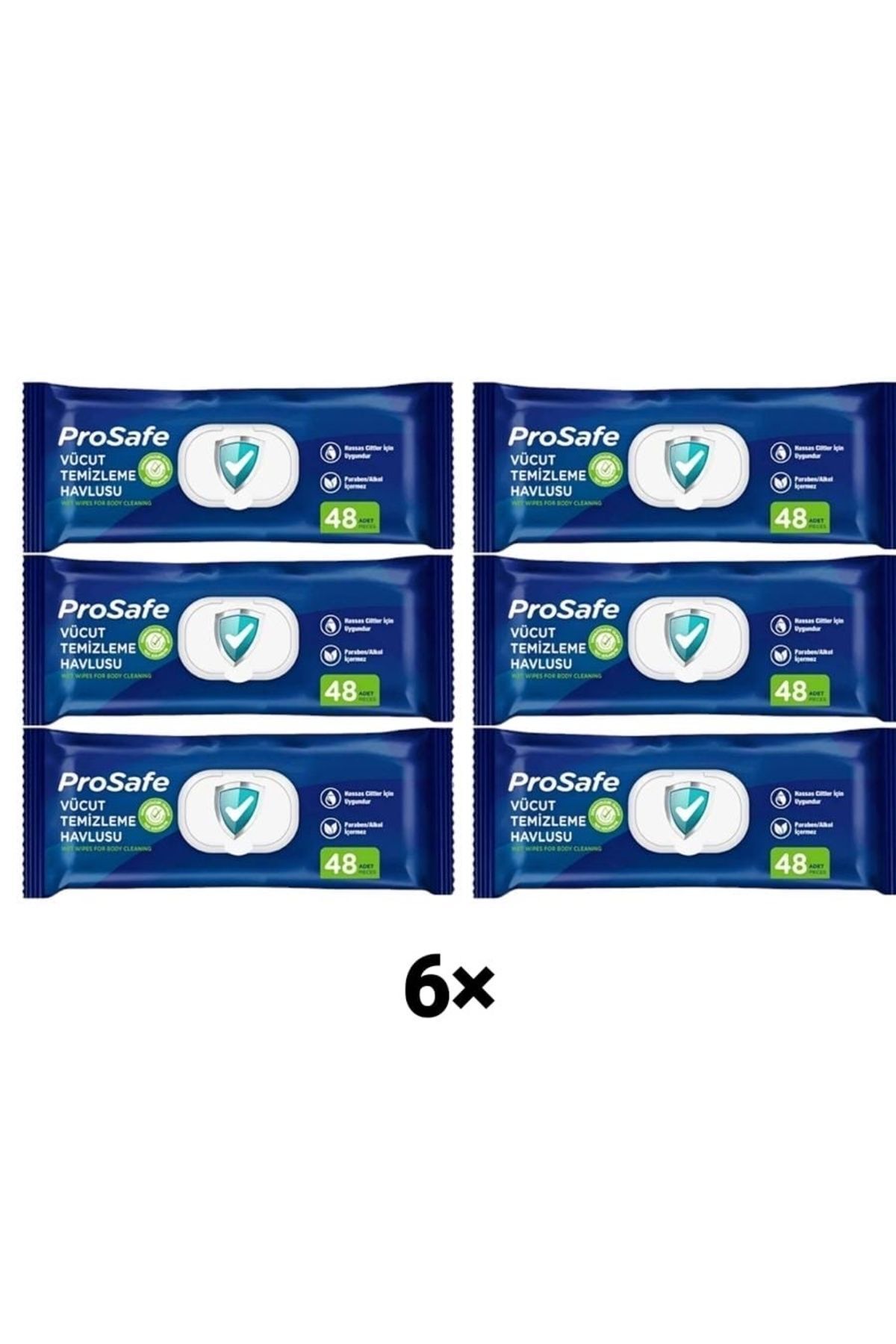 Vücut Temizleme Havlusu 6 Adet 288 Yaprak