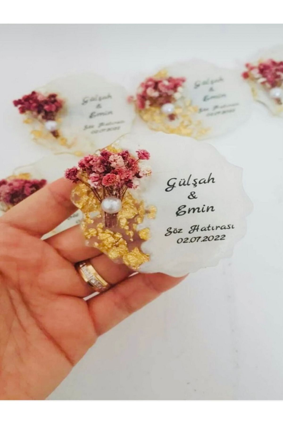 sy süsyağmuru Epoksi Magneti 20 Adet Söz, Nişan, Nikah, Kına, Düğün Hediyeliği, Kuran Hatırası, Sünnet, Mevlüt