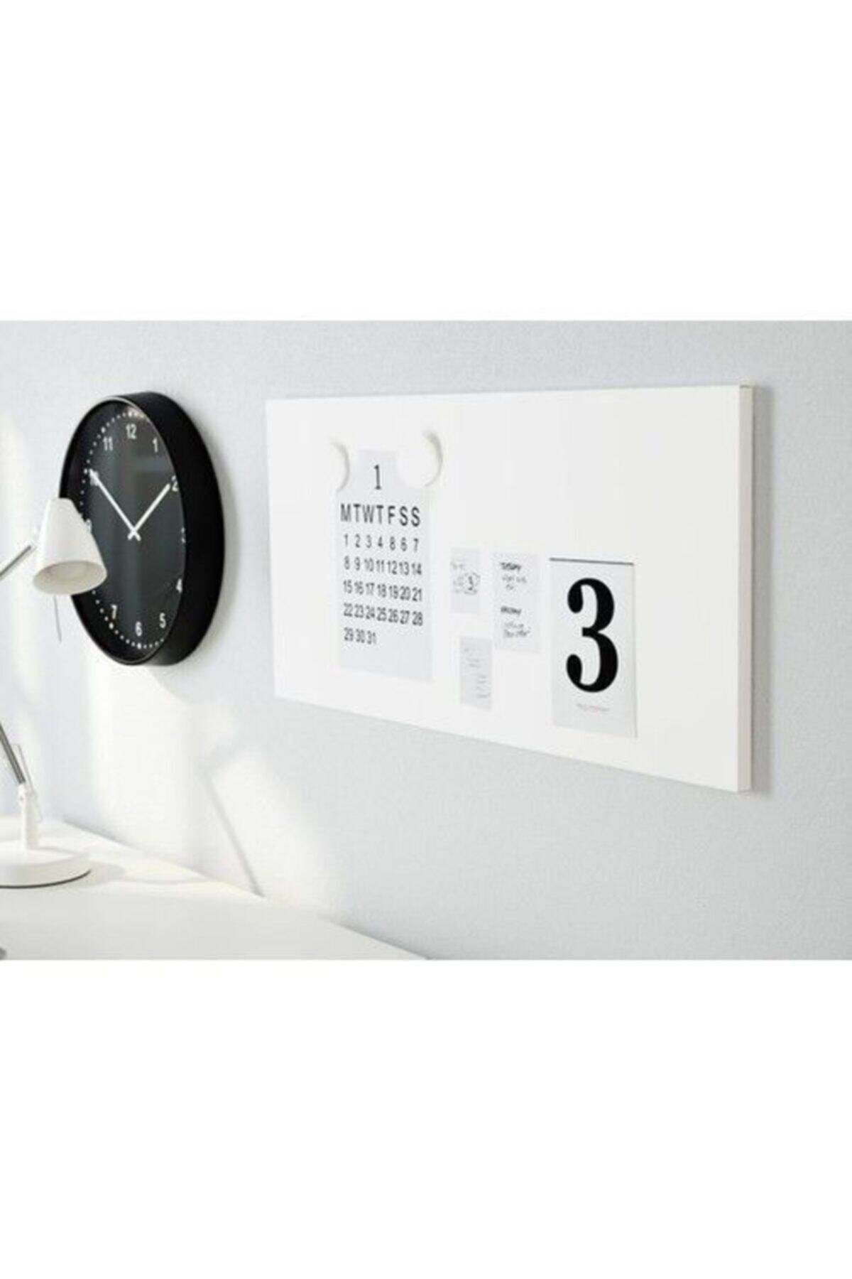 Dünya Magnet-White Magnet Decorative Magnet Board - 30x70 Cm, Metal 1
