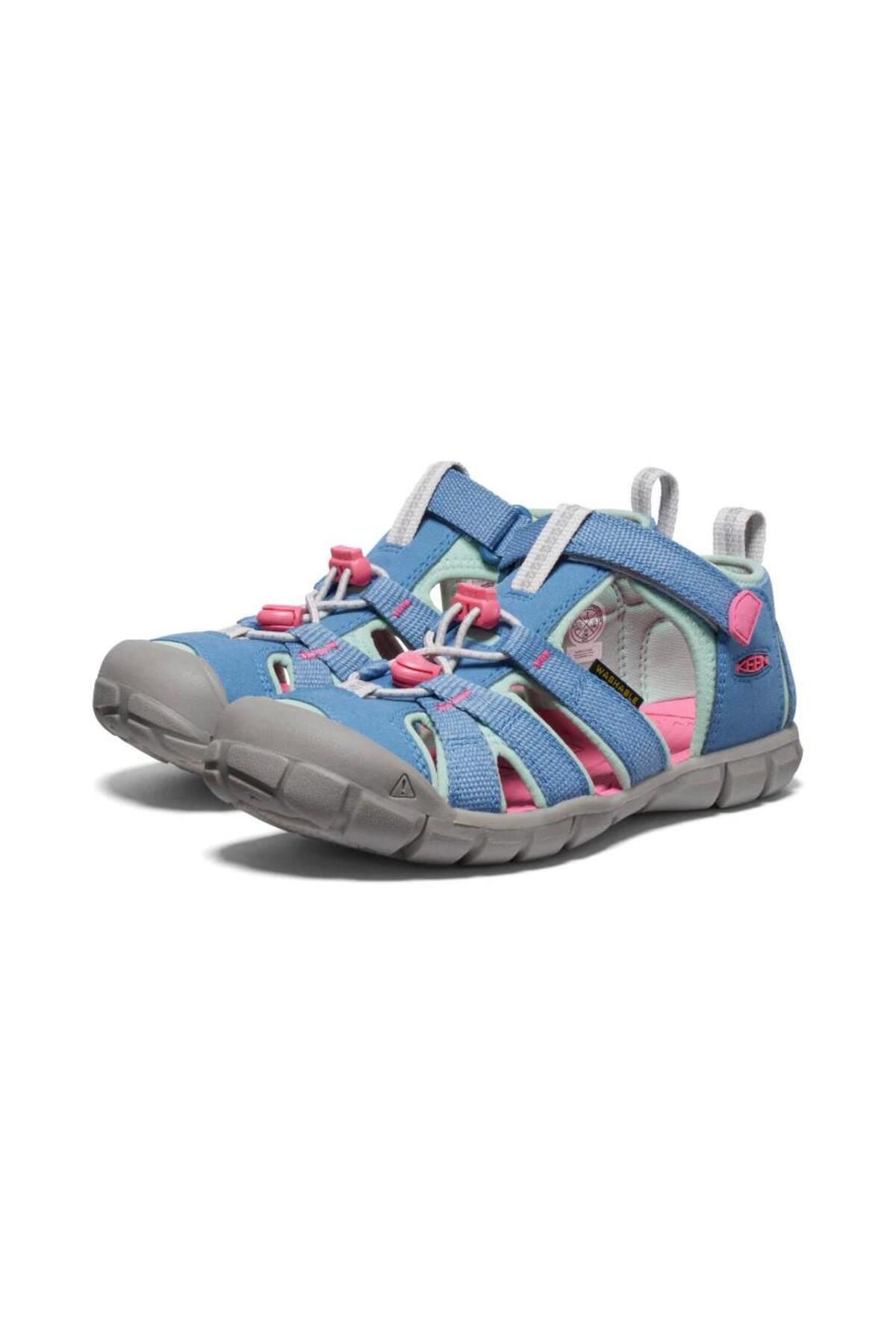 Keen-1028850   Seacamp II CNX Coronet - Turquoise/Hot Pink Women's Sandals 5