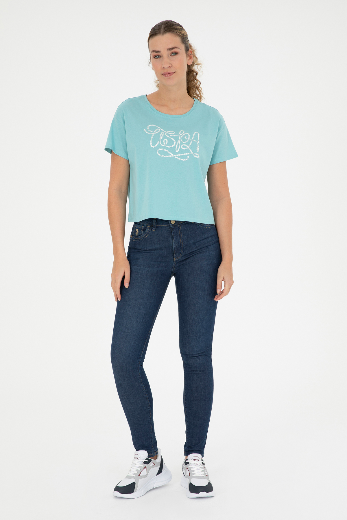 تی شرت زنانه یو اس پولو | 1002583 U.S. Polo Assn. - Image 4