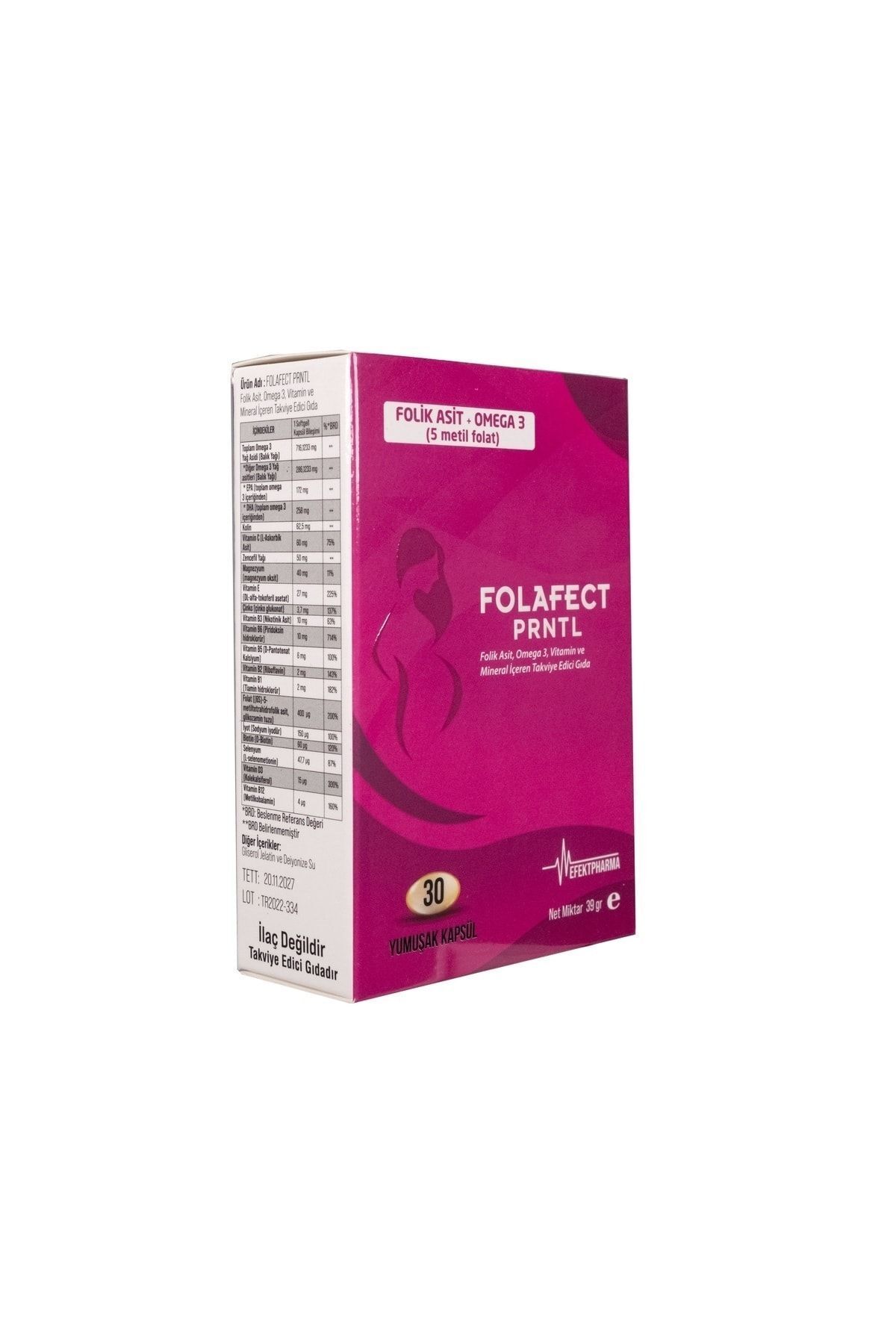 Efekt Pharma-Folafect Prntl 30 Soft Capsules with Omega 3 2