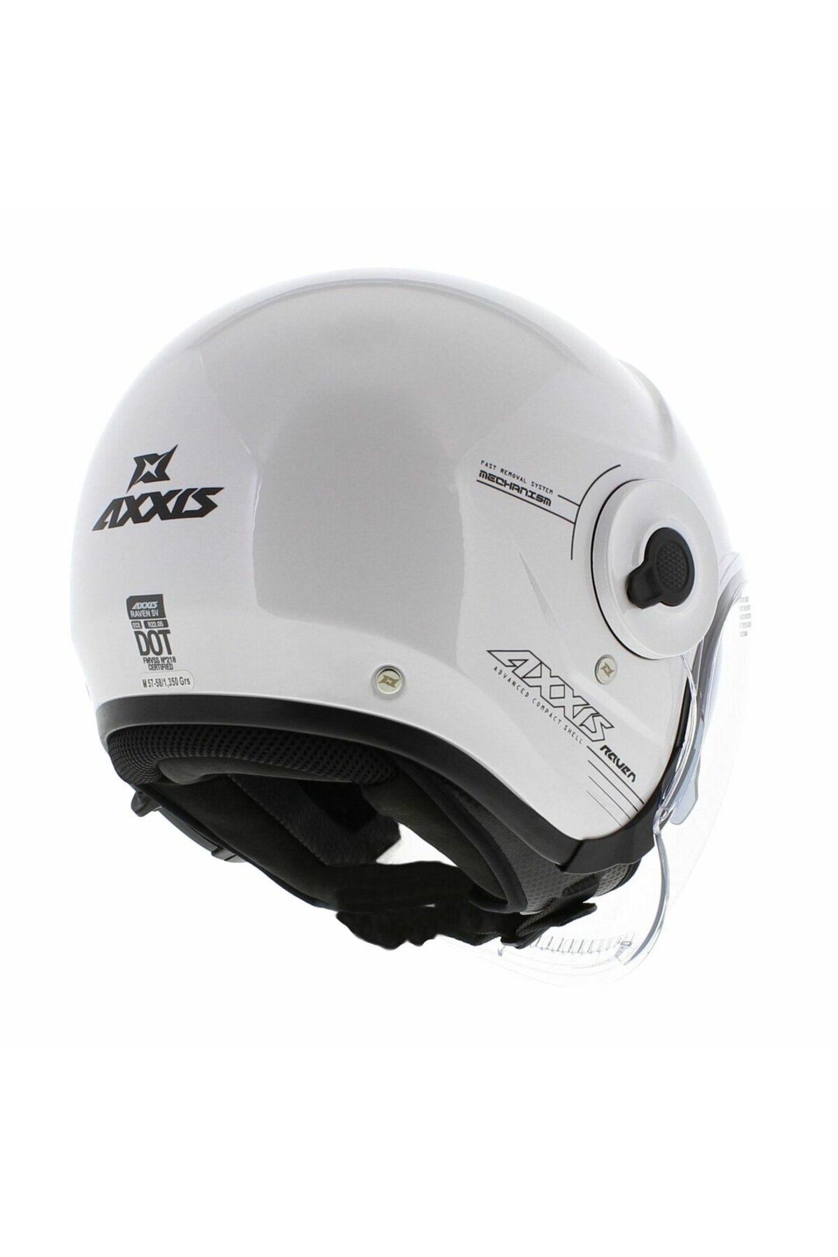 AXXIS-Axxis Raven Sv - Gloss Pearlsayıdı Solid White 3