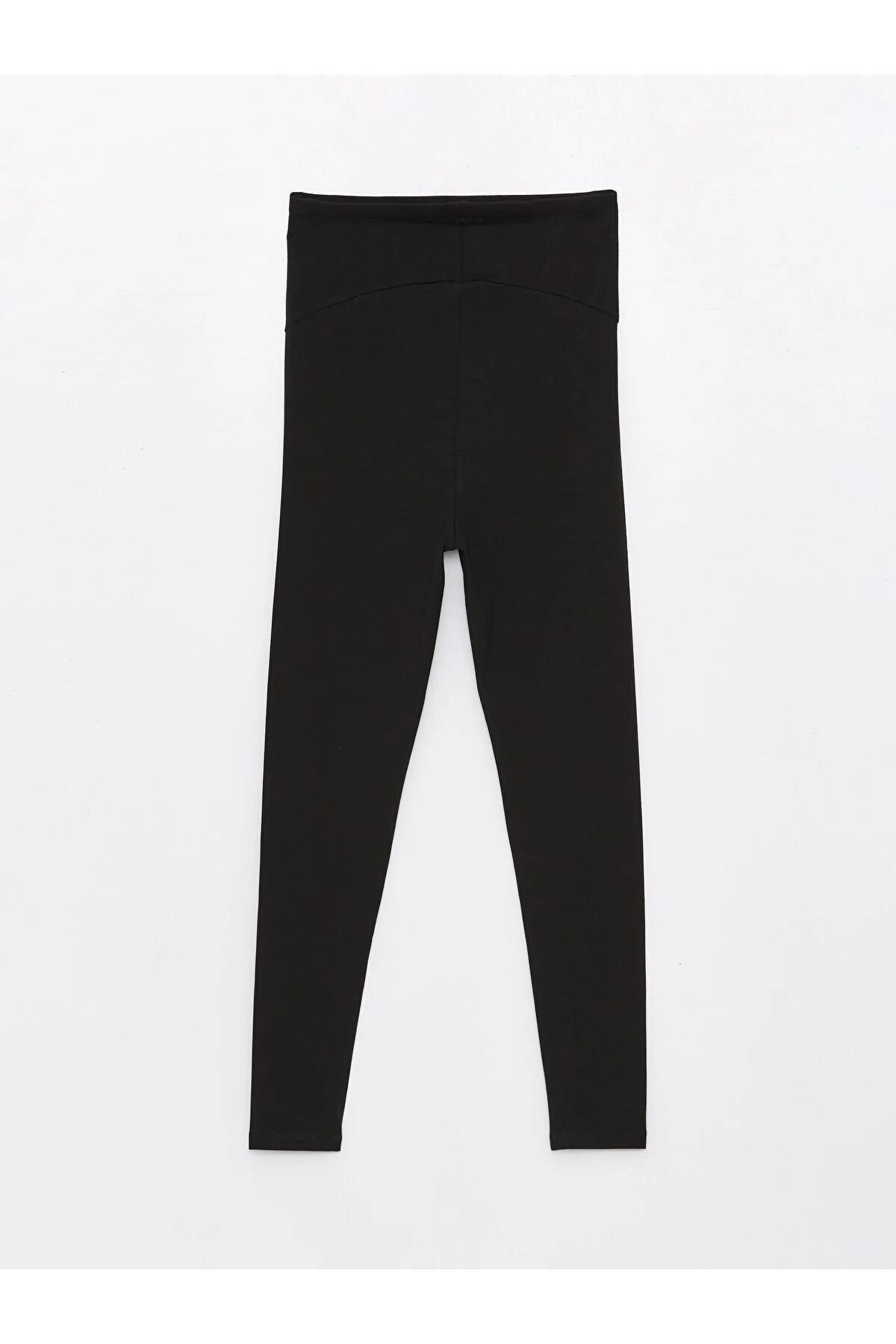 LC Waikiki-LCWAIKIKI Maternity Plain Maternity Leggings with Abdominal Panel 7