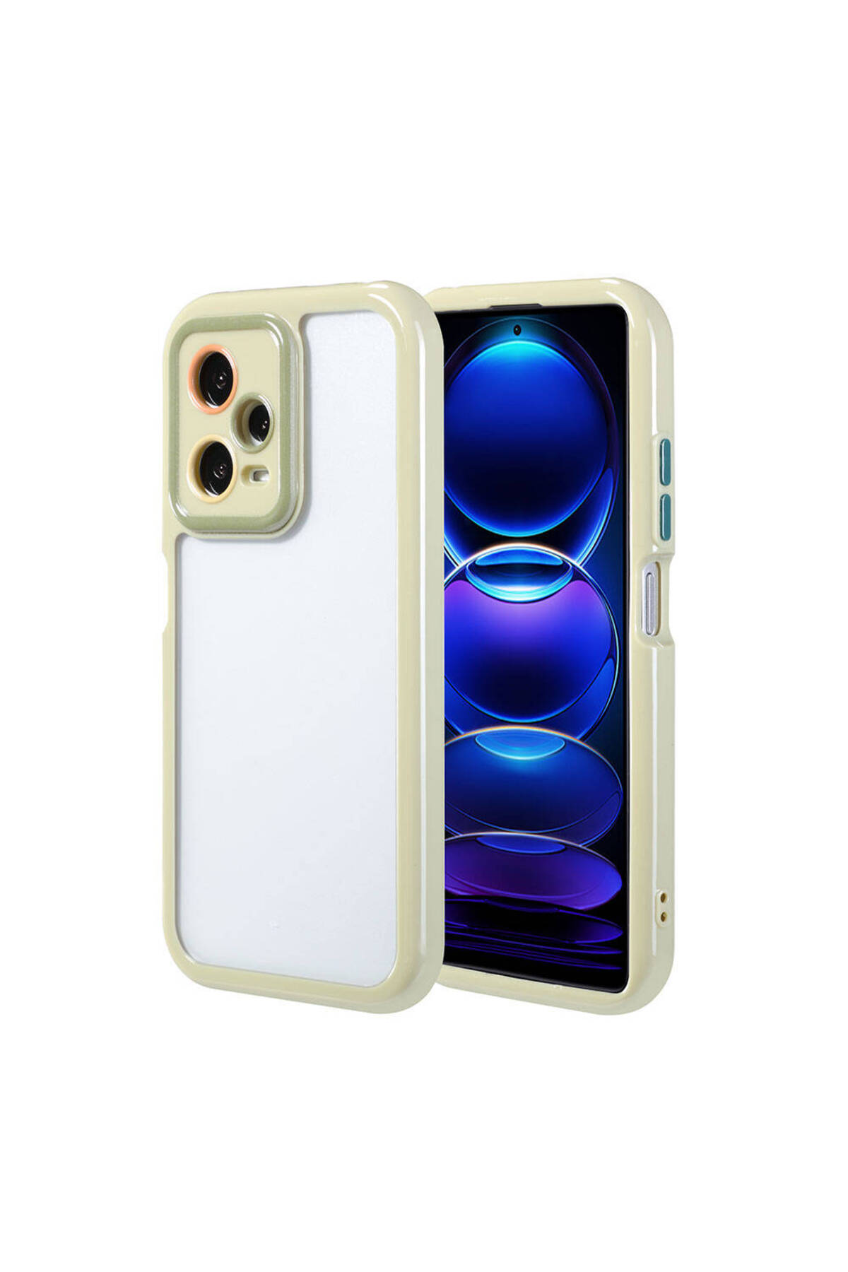 Xiaomi Redmi Note 12 Pro 5G Case Camera Protected Color Edge and Frame Design Vitamin Cover