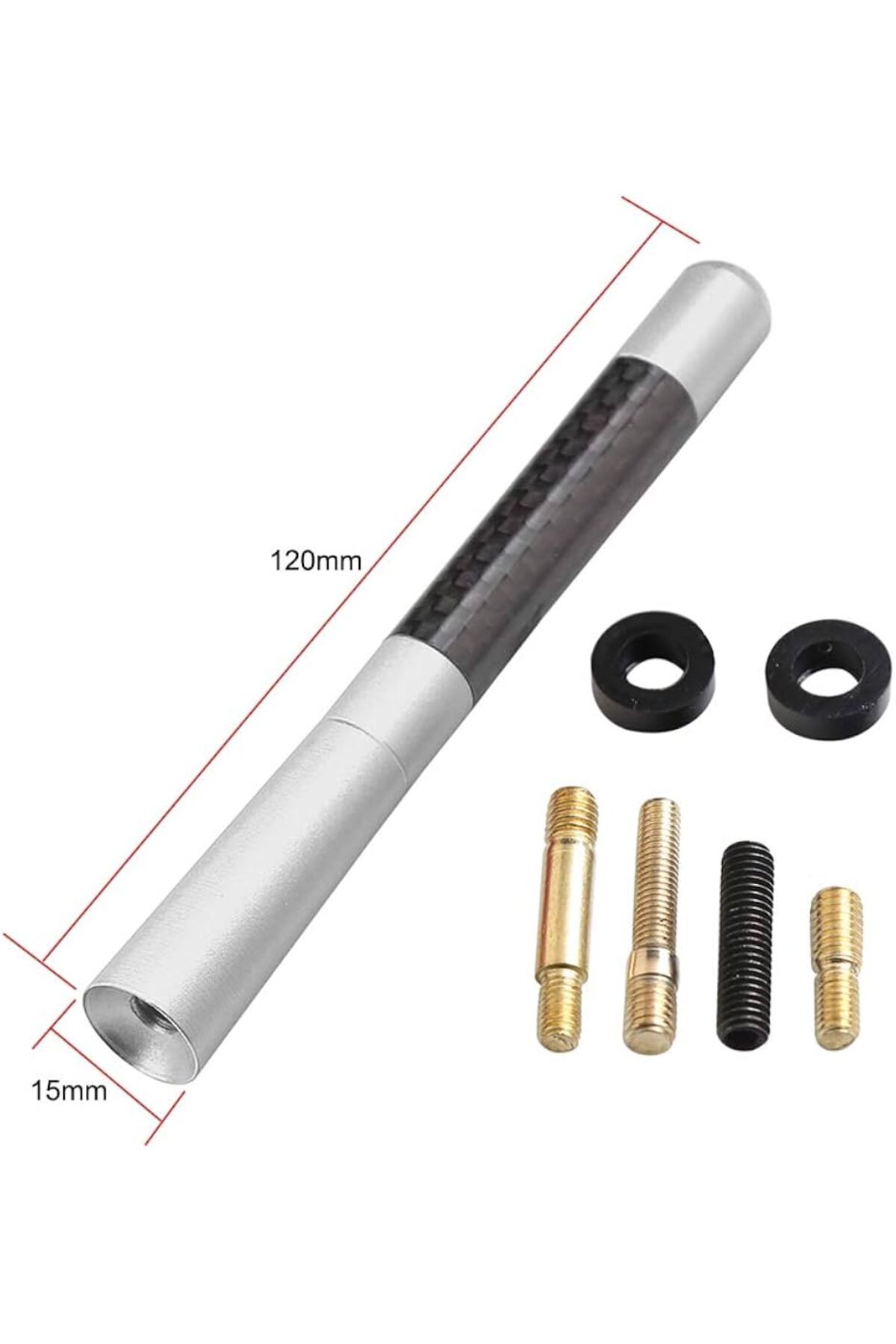 poyoto FİAT EGEA  Karbon Fiber Çubuk Anten Takımı