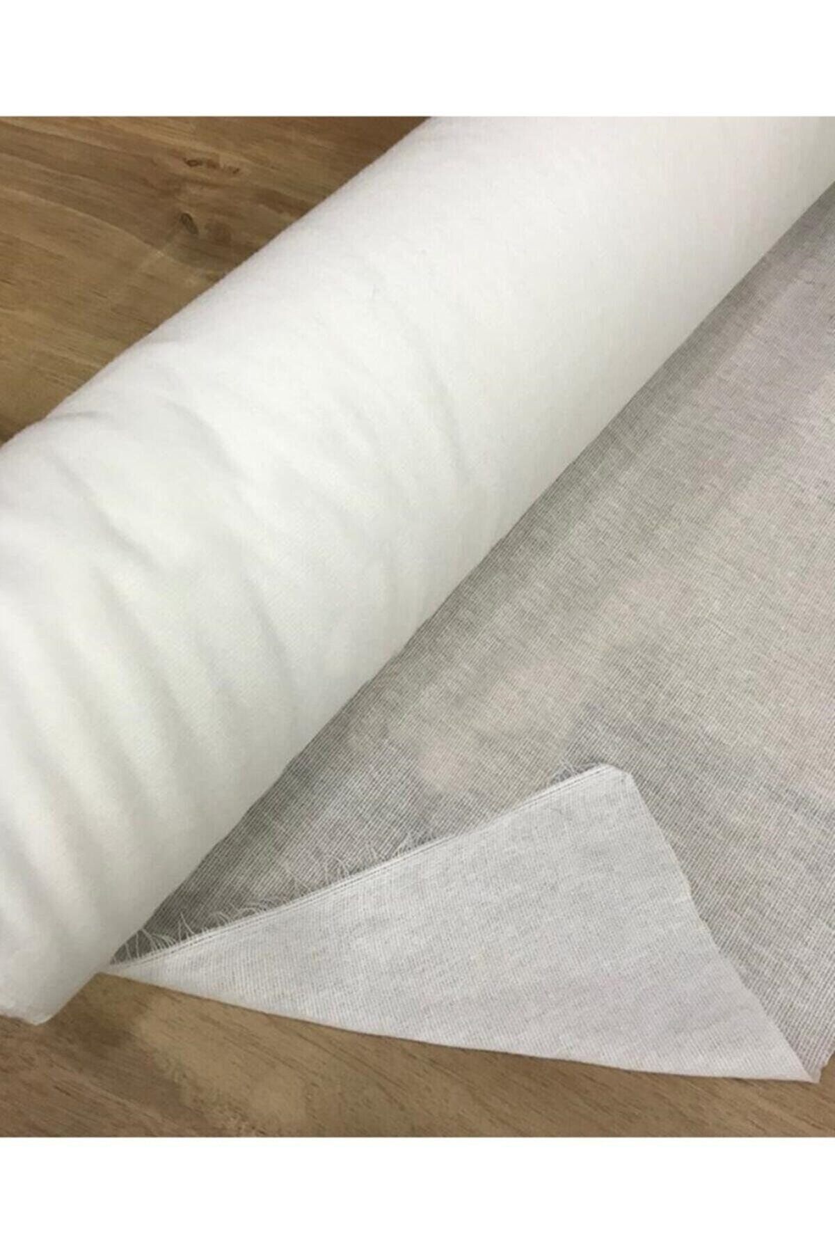 Tek Tarafı Yapışkanlı Bez Tela Beyaz Yapışkan 1 Metre (90CM * 100 CM)