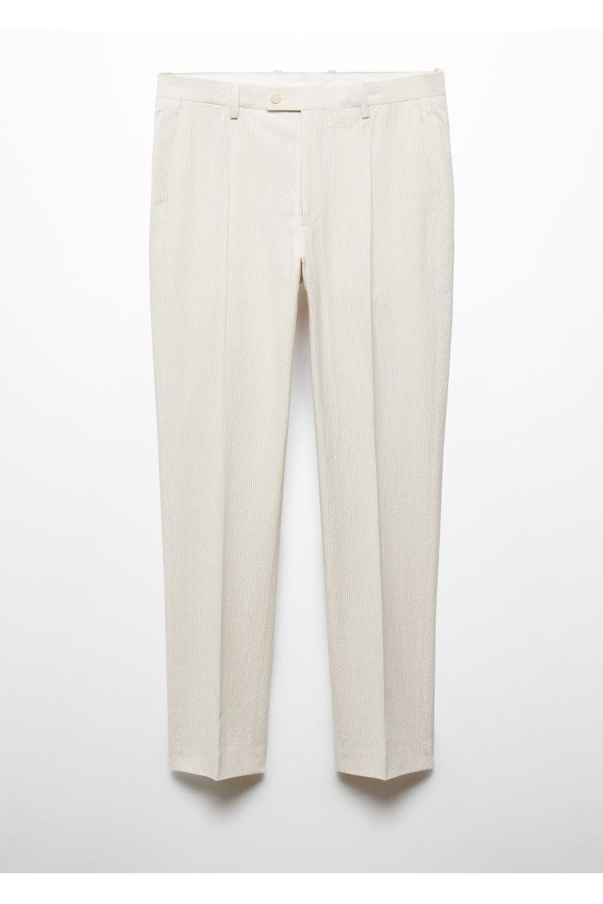 شلوار مردانه بژ منگوMANGO Man | 67087696 اورجینال - تصویر 3