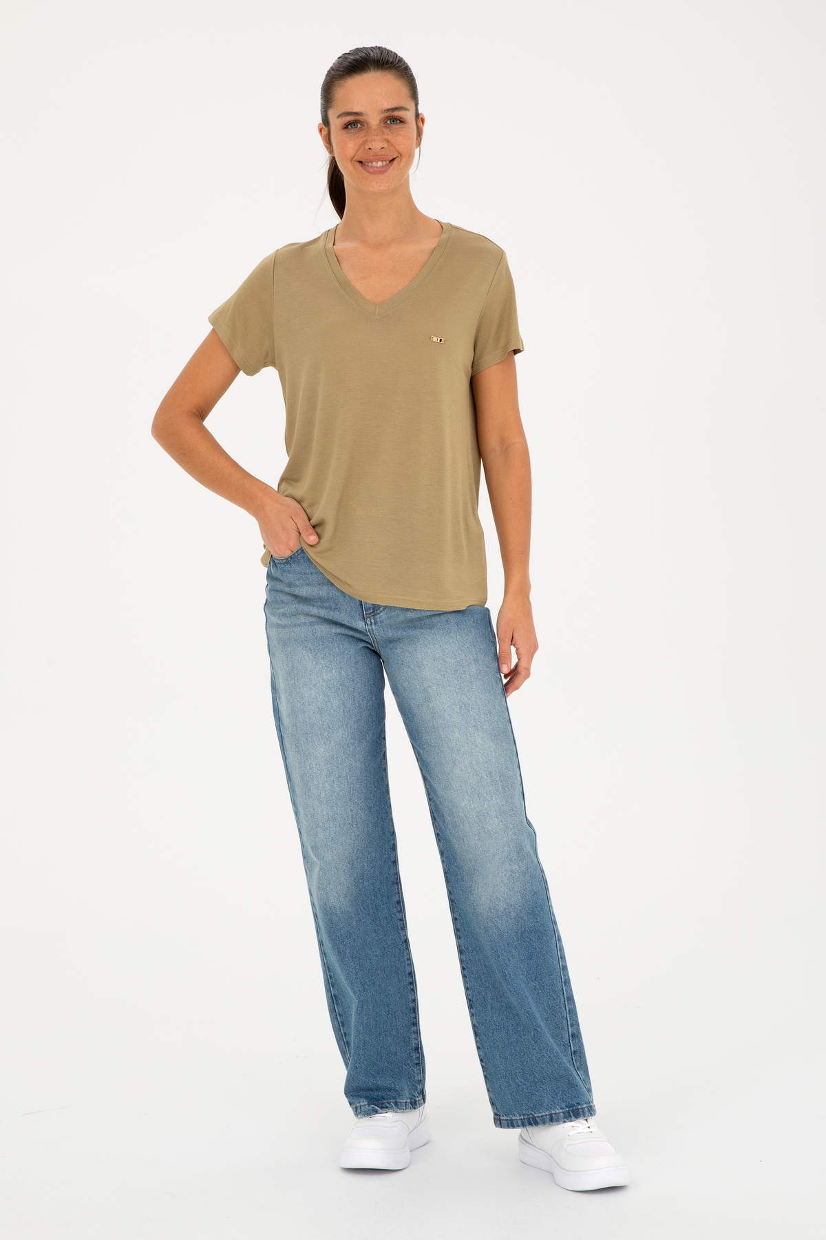 تی شرت زنانه یو اس پولو | 1027352 U.S. Polo Assn. - Image 4