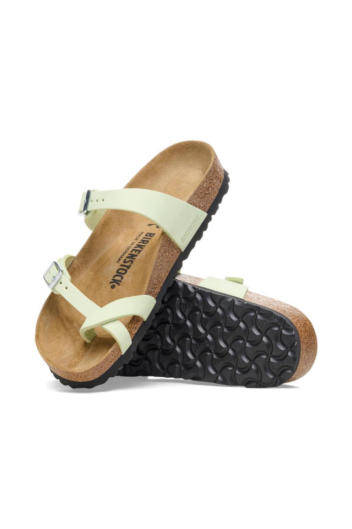 دمپایی بیرکن استاک زنانه پارچه زرد  راسته      Beachwear | Birkenstock ZNNPBC2846 - تصویر 3