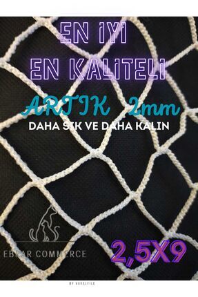 ebrarcommerce Balkon filesi 2,5mx 9 metre kalın ve sık dokunmuş kedi