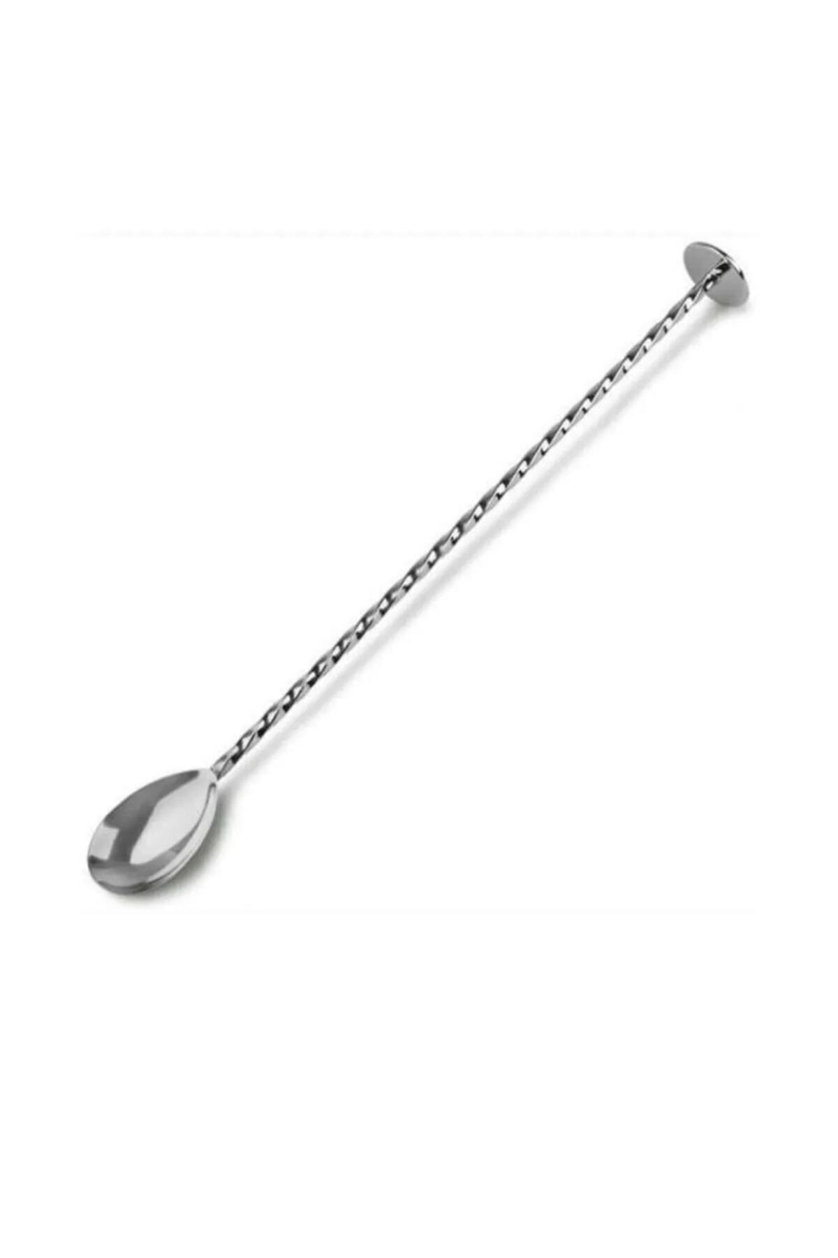 adin tasarım-Bar Spoon with Mallet + Jigger 1.5/3 Cl Cocktail Scale Bartender Bar Set Cocktail Mixing Spoon 3