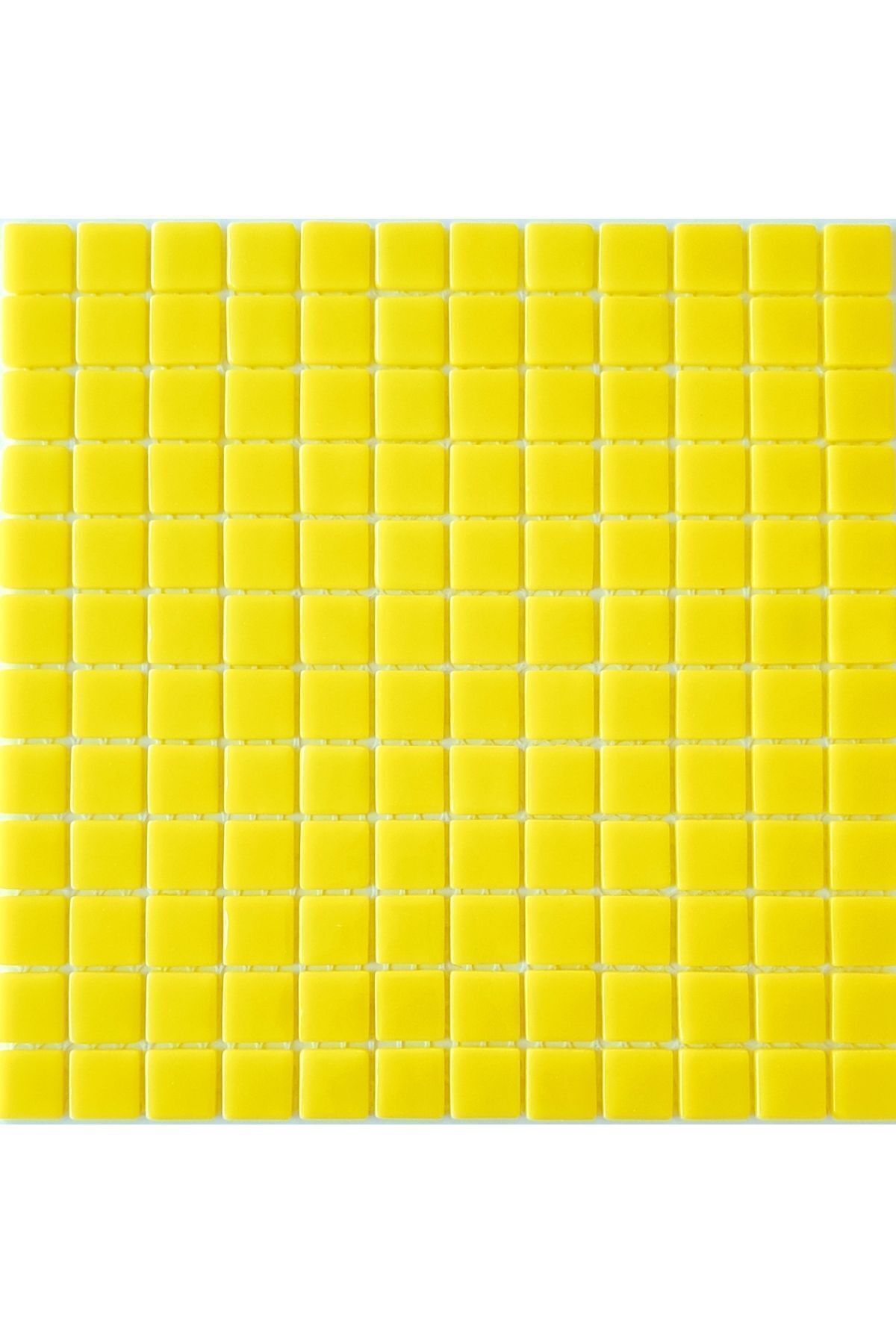 MozaiKristaL Mutfak, Banyo, Havuz ve tüm yüzeyleri için 25x25 Civciv Sarısı Cam Mozaik. (1 Koli=1 m2 Fiyatıdır)