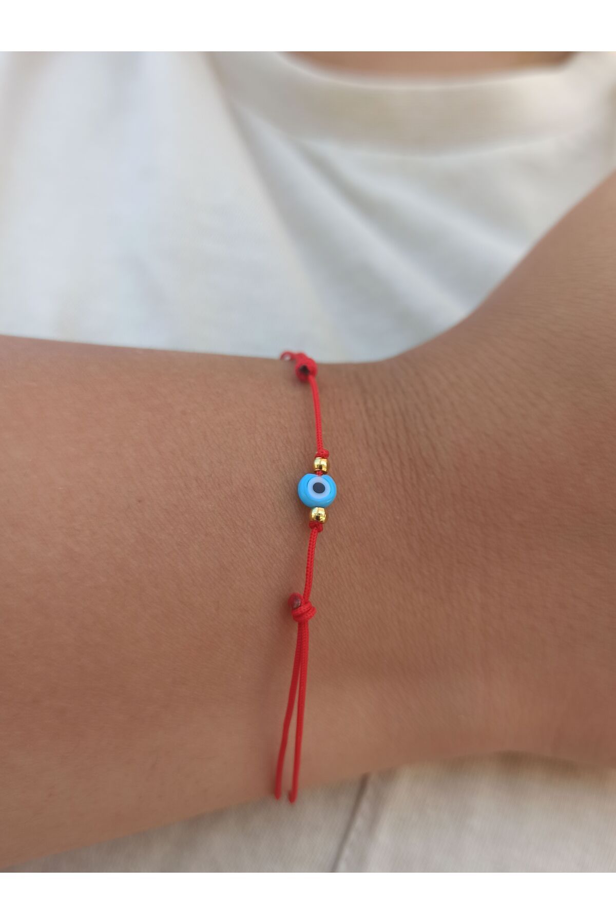 TREND-3-Piece Evil Eye Beaded String Bracelet Set - Gift, Friendship and Bracelet 4