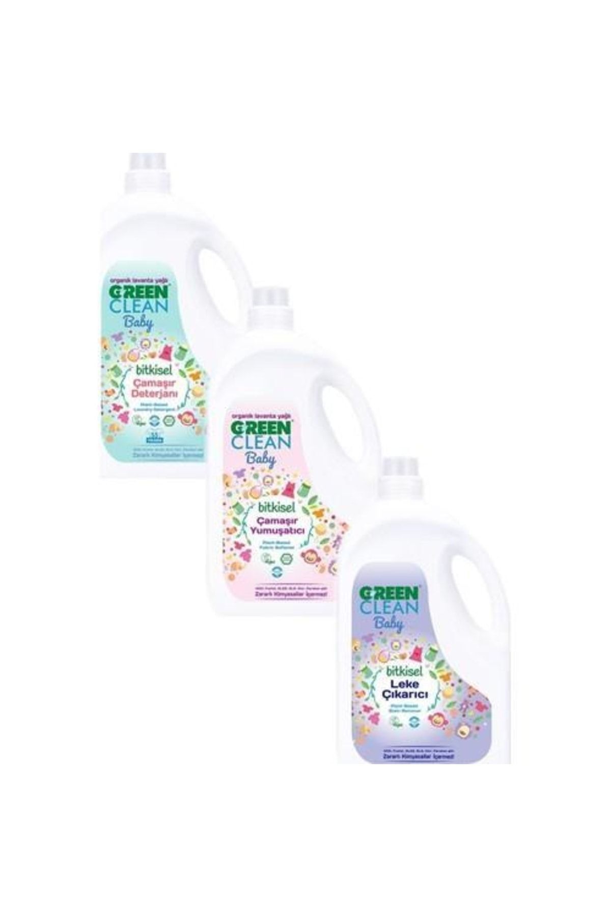 Green Clean Baby Çamaşır Deterjanı, Yumuşatıcısı Ve Leke Çıkarıcı 2750 Ml
