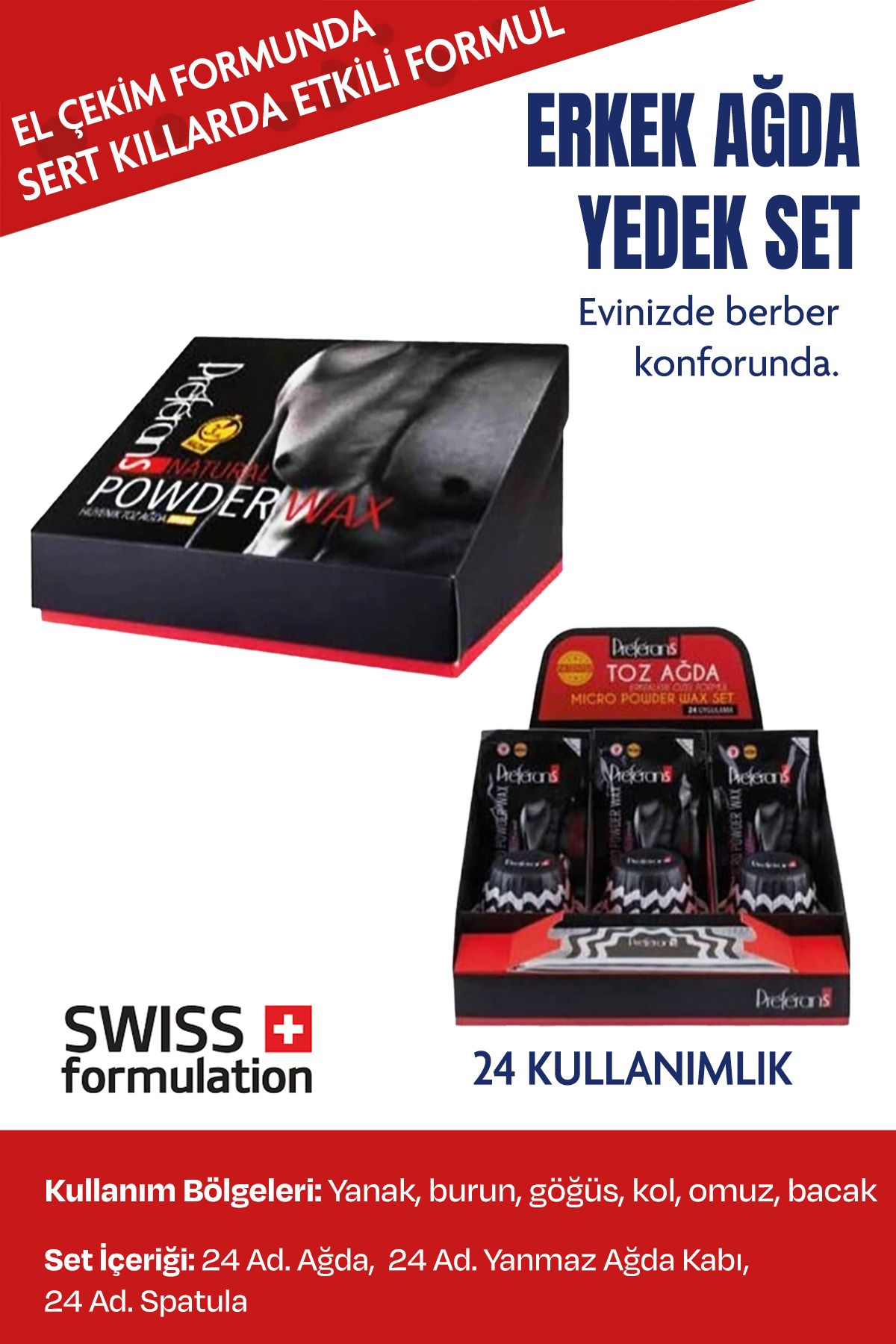 Smoothly Erkek Kulak - Burun - Yüz Tablet Erkek Berber Ağdası Seti