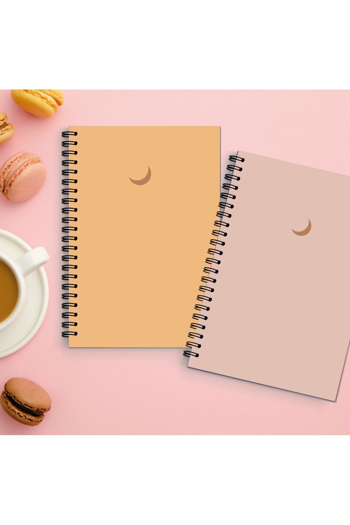 Smile Notes-A5 Spiral School Notebook 80 sheets Set of 2 - Unlined Notebook A5 Size Unlined 3