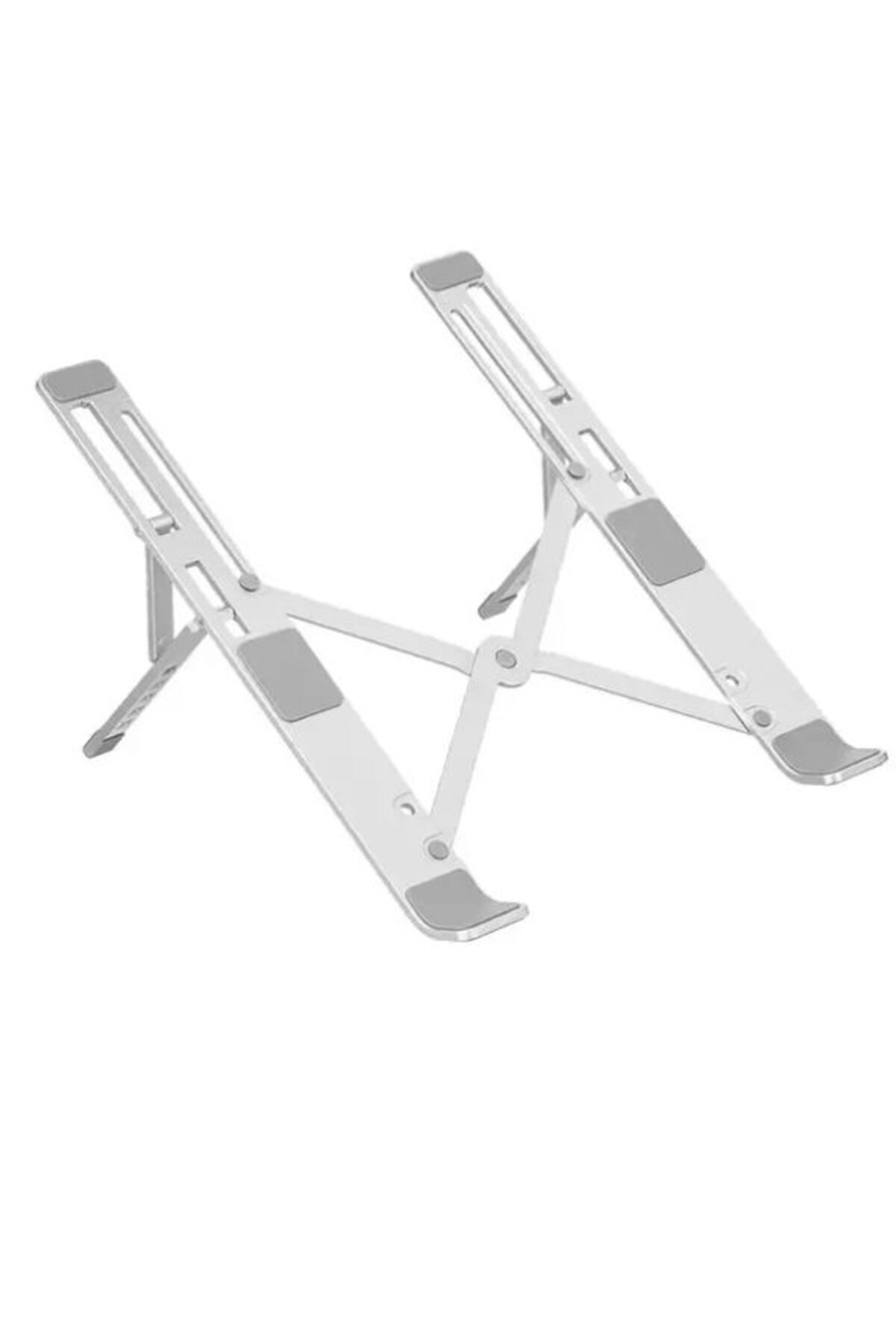 Model ZX Alüminyum, Ayarlı Laptop Macbook-HP-DELL tüm markalara Uyumlu Laptop Standı 5