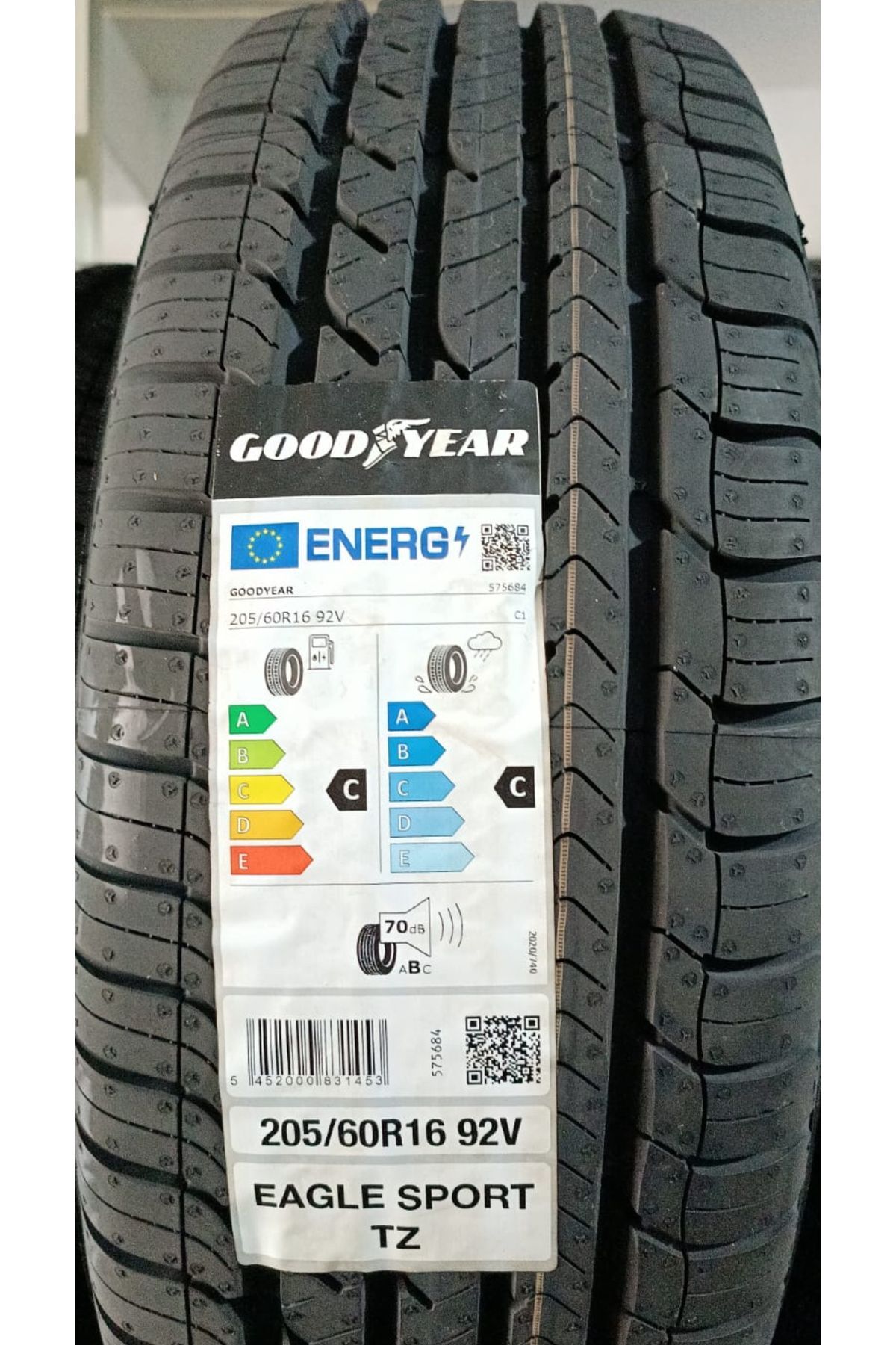 Goodyear 205/60r16 92v Eagle Sport Tz Tek Adet Fiyat Dot 4822 - Fiyatı ...