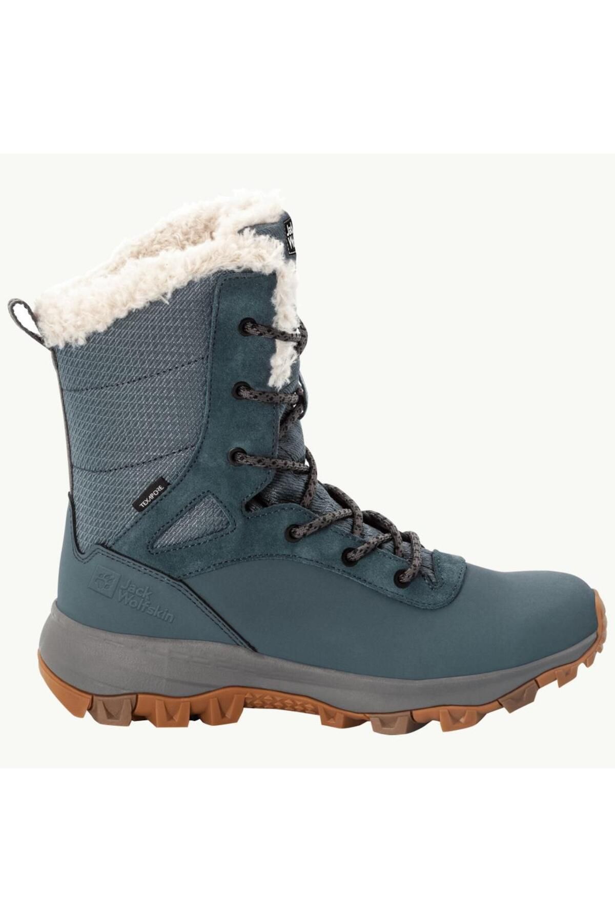 4053601_1319_035 چکمه های بیرونی زنانه Everquest Texapore Snow High W مایل به آبی خاکستری/خاکستری Jack Wolfskin