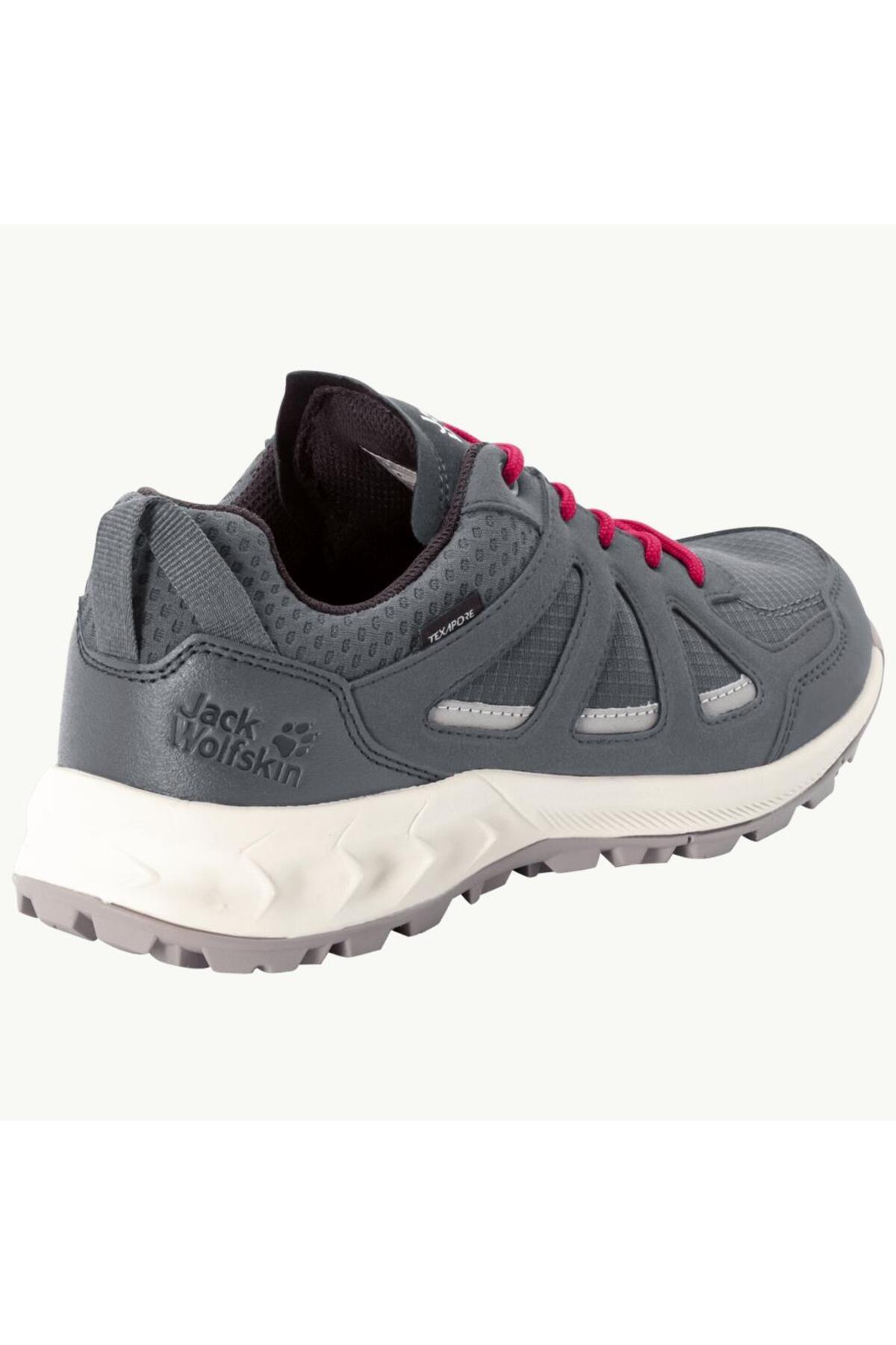 4051341 Woodland 2 Texapore Low W Grey/red Kadın Outdoor Ayakkabı 3