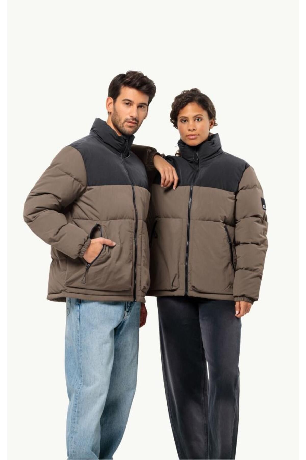 کت مردانه مردانه 1207561_4610 دلبروک Jkt Chestnut Jack Wolfskin