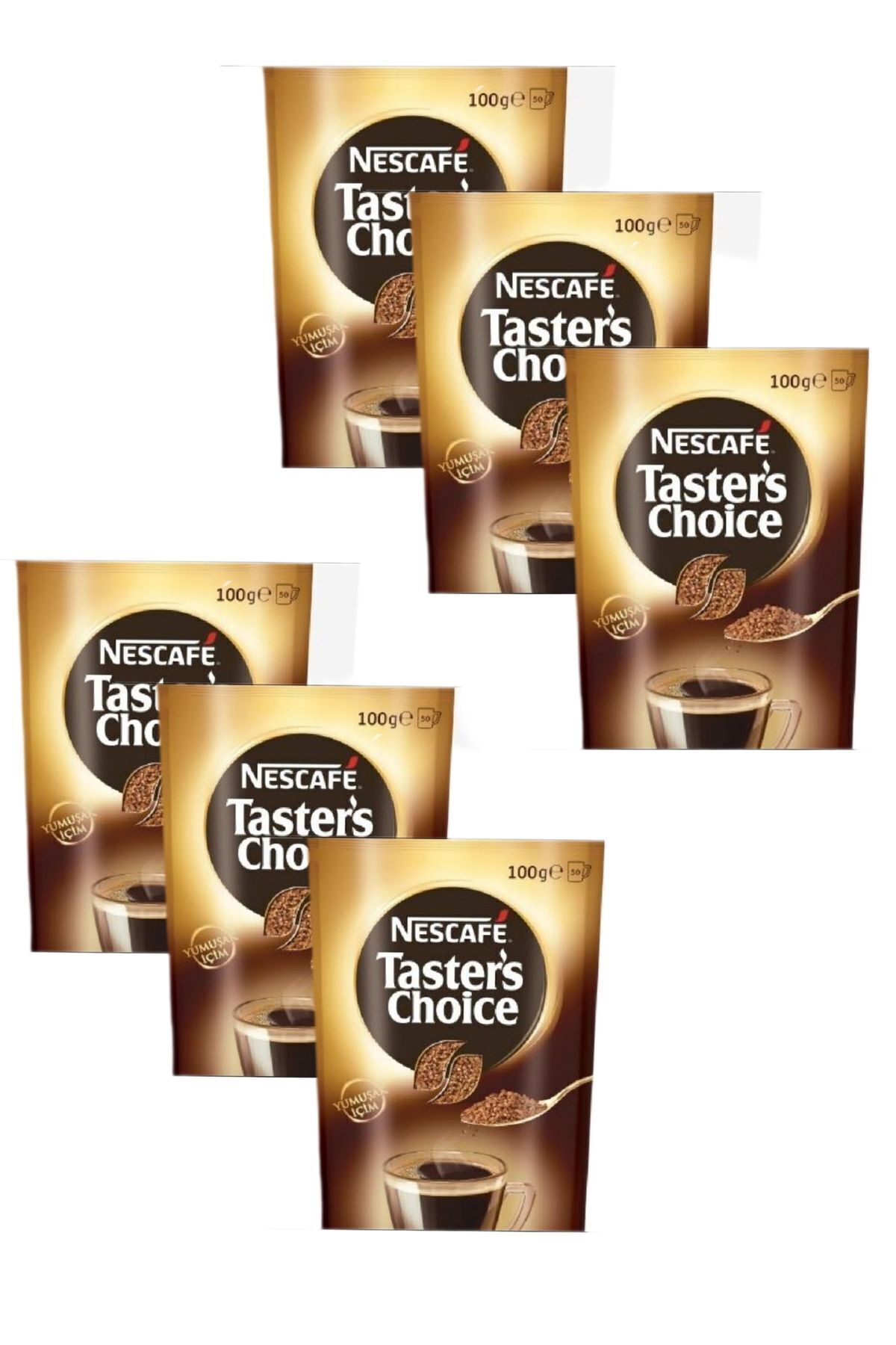 Nescafe taster's choice 100 Gr yumuşak icim ×6 adet
