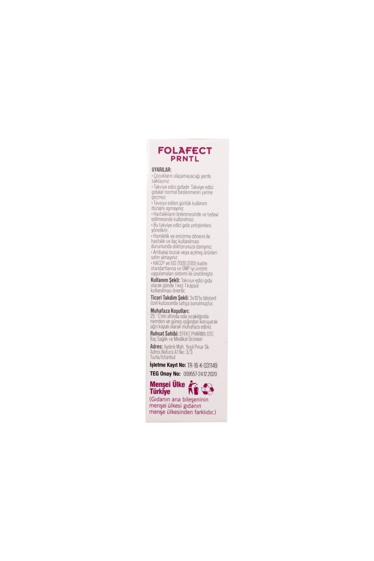 Efekt Pharma-Folafect Prntl 30 Soft Capsules with Omega 3 4